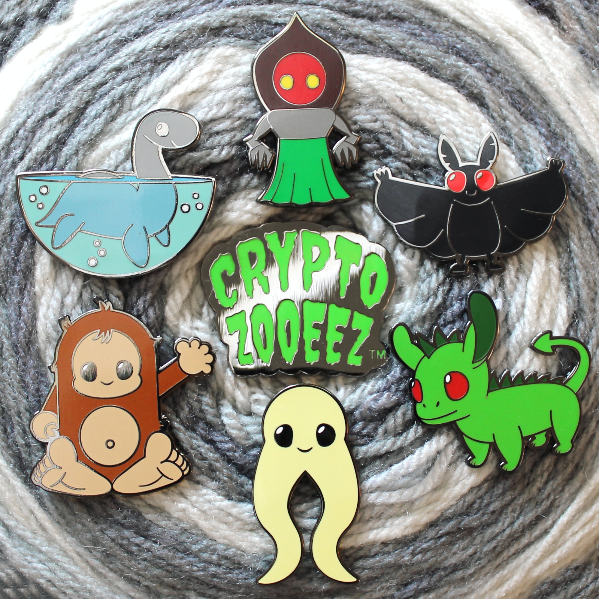 Only a few hours left to get these adorable Cryptid pins!!! 😁♥️👍 Link