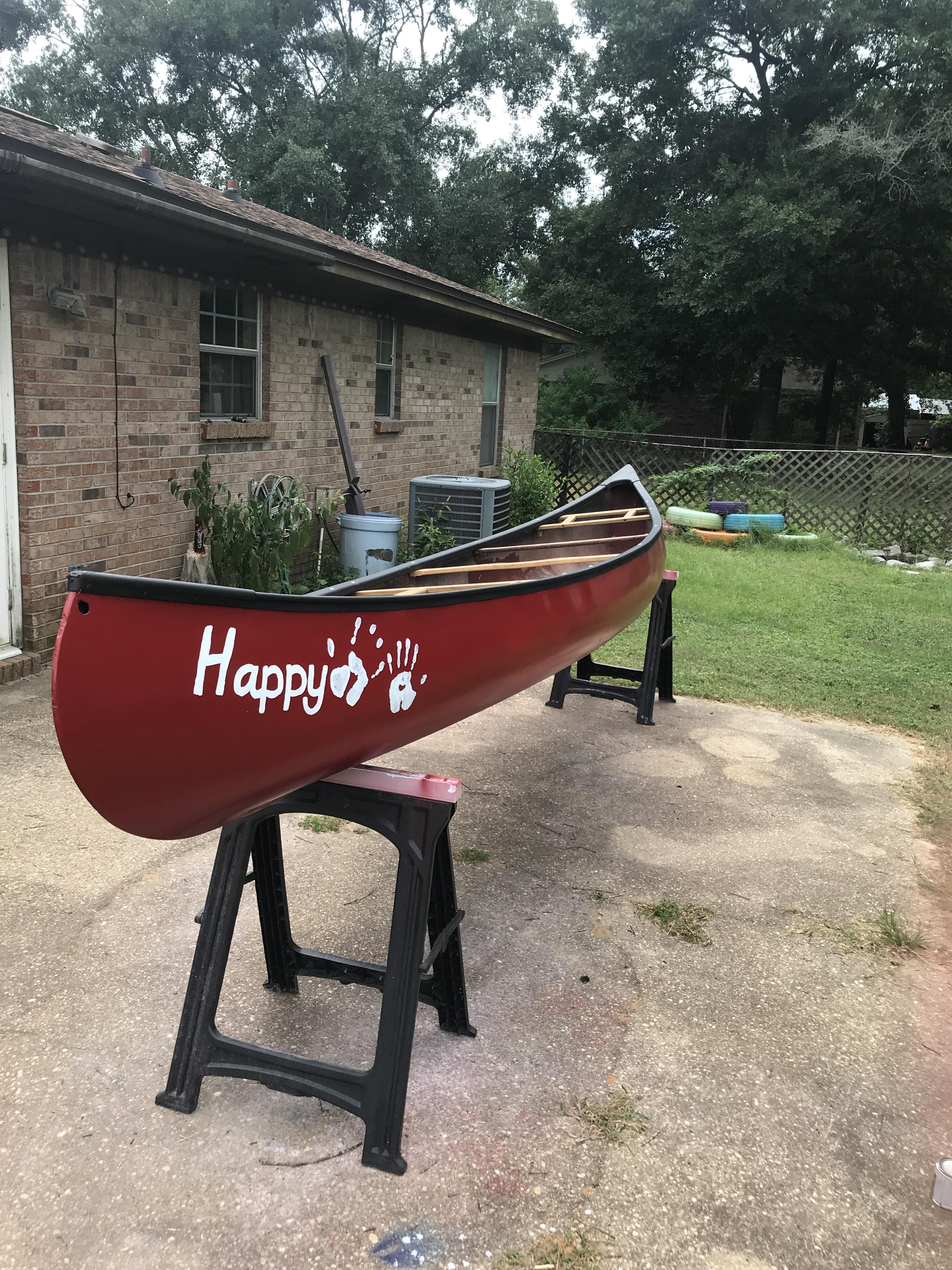 My first canoe! canoeing