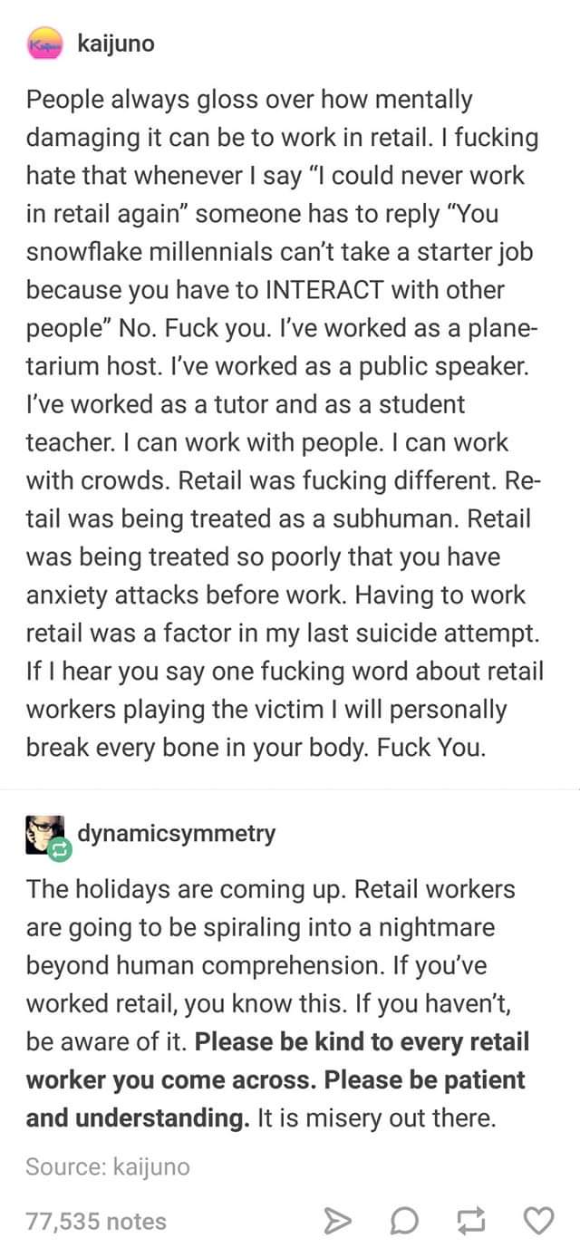 We need to end the entitled "The Customer Is Always Right" mentality of