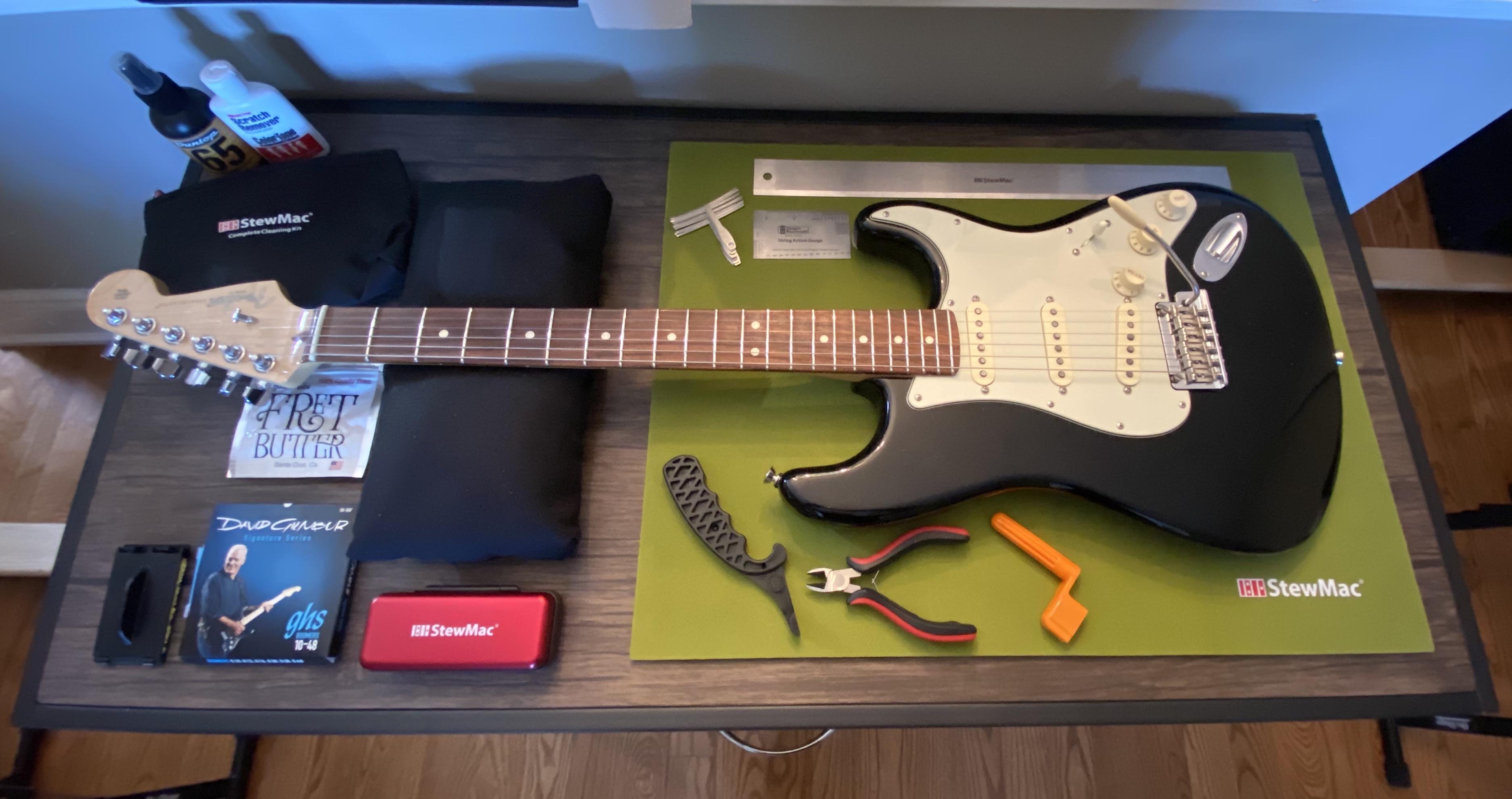 Set up a proper workbench for the guitar collection! r/guitarporn