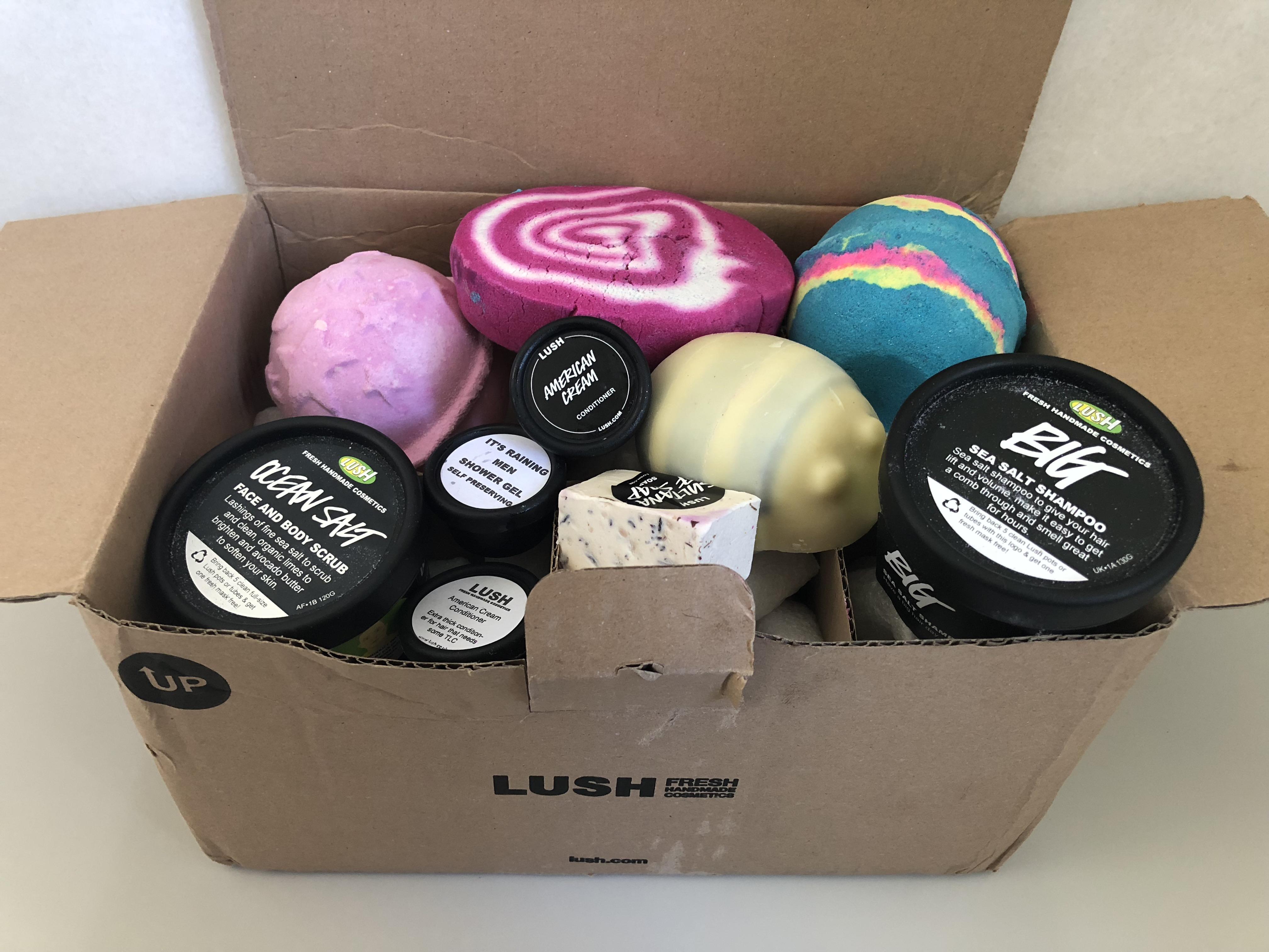 My first ever Lush order came today! r/LushCosmetics