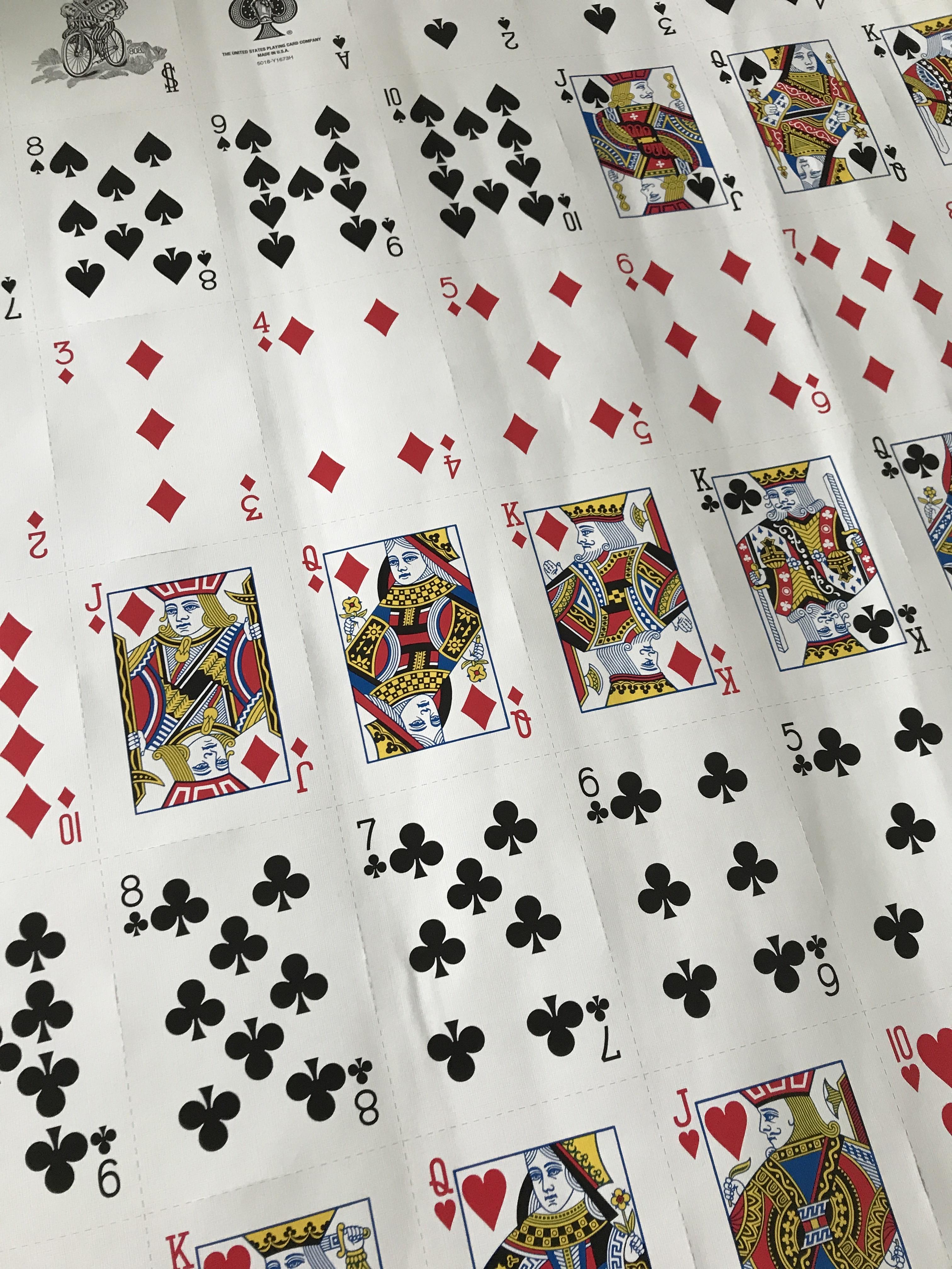 Sheet of precut playing cards r/mildlyinteresting
