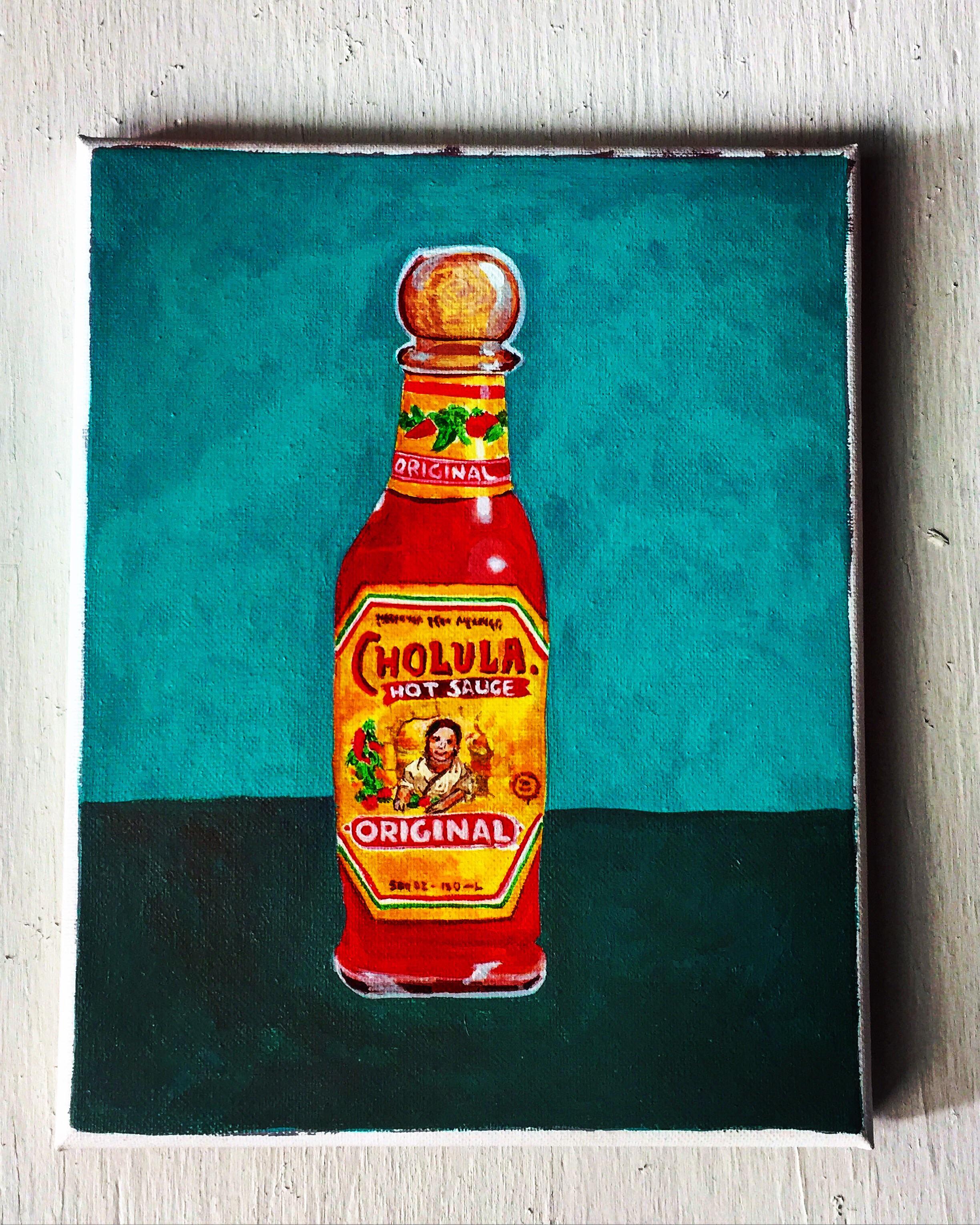 Painting I did of one of my favorites! r/hotsauce