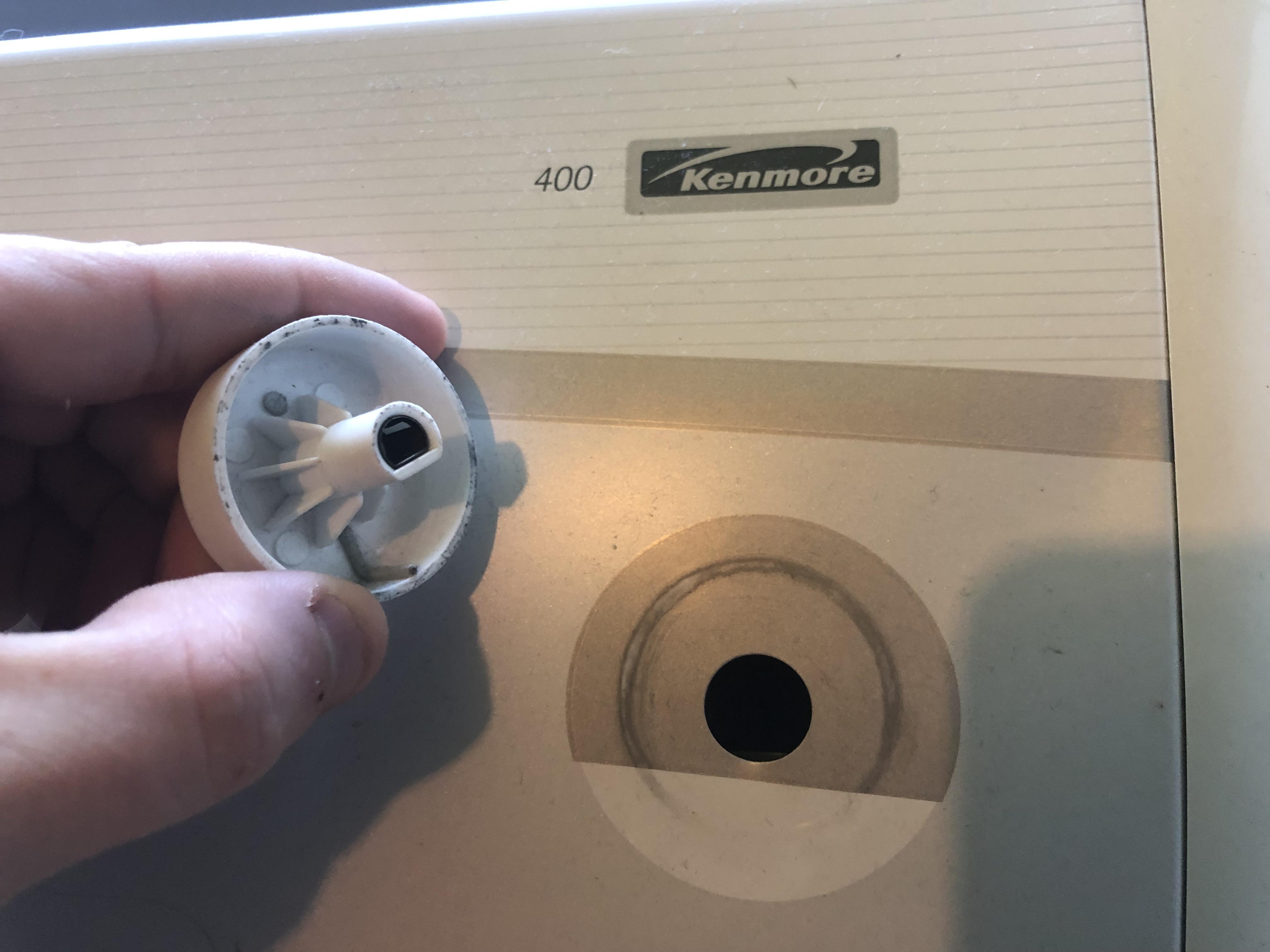 Knob to start the dryer fell off and won’t go back in r/fixit
