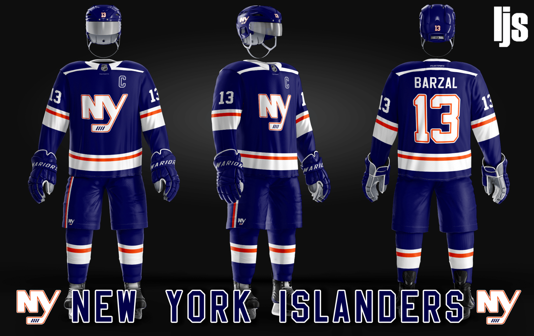New York Islanders third jersey design as part of my third uniform