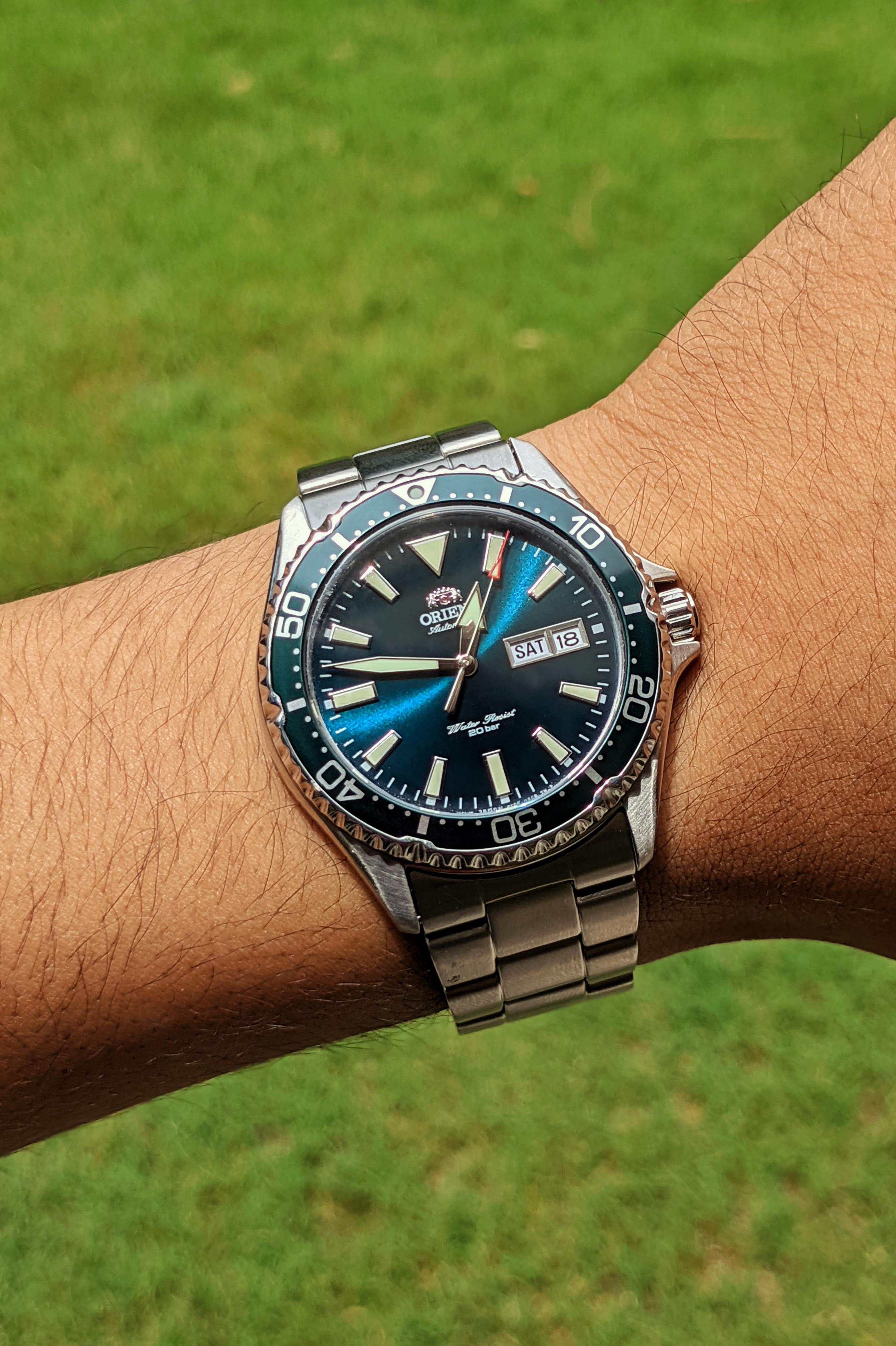 [Orient] Green Kamasu arrived! r/Watches