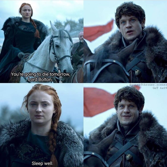 Sansa was really badass in that scene r/aSongOfMemesAndRage