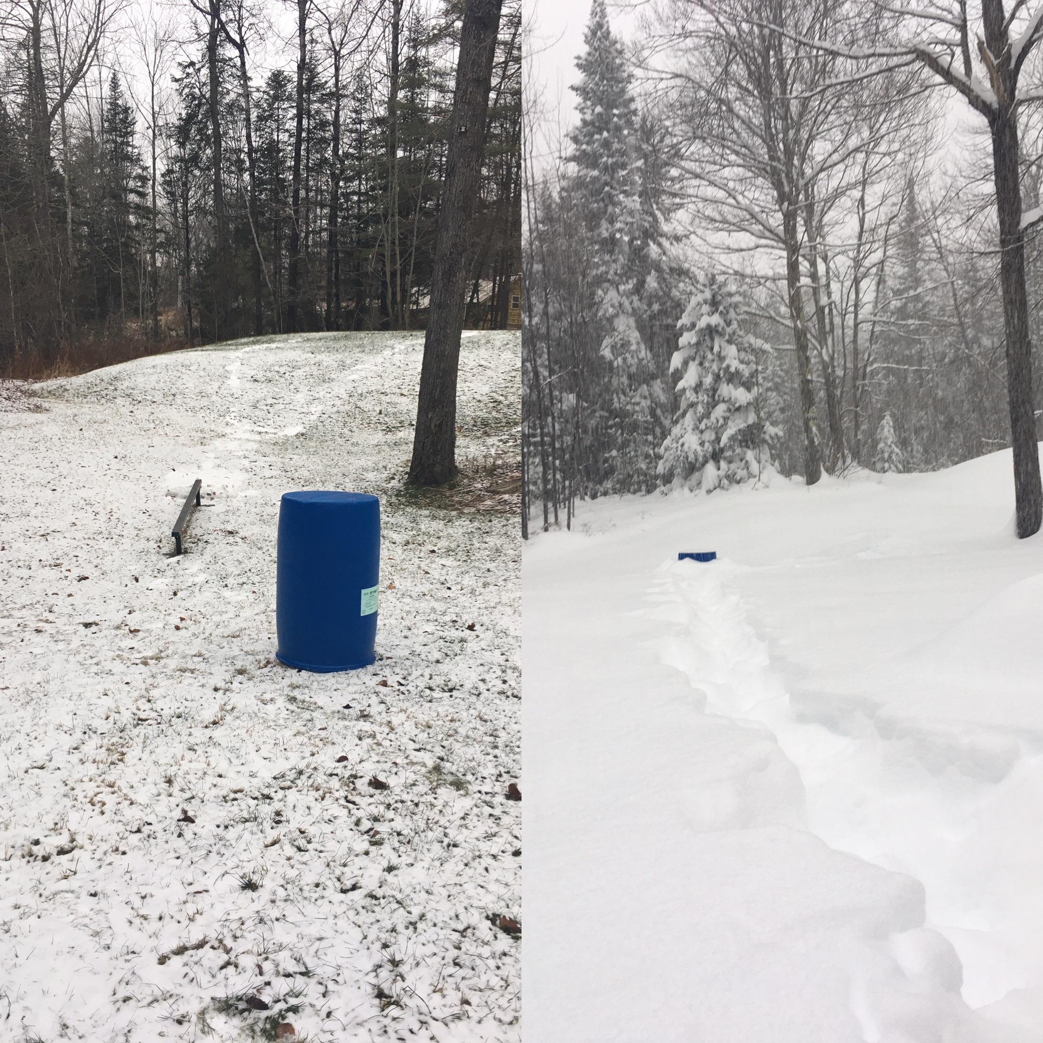 What a difference a day makes Londonderry VT r/icecoast