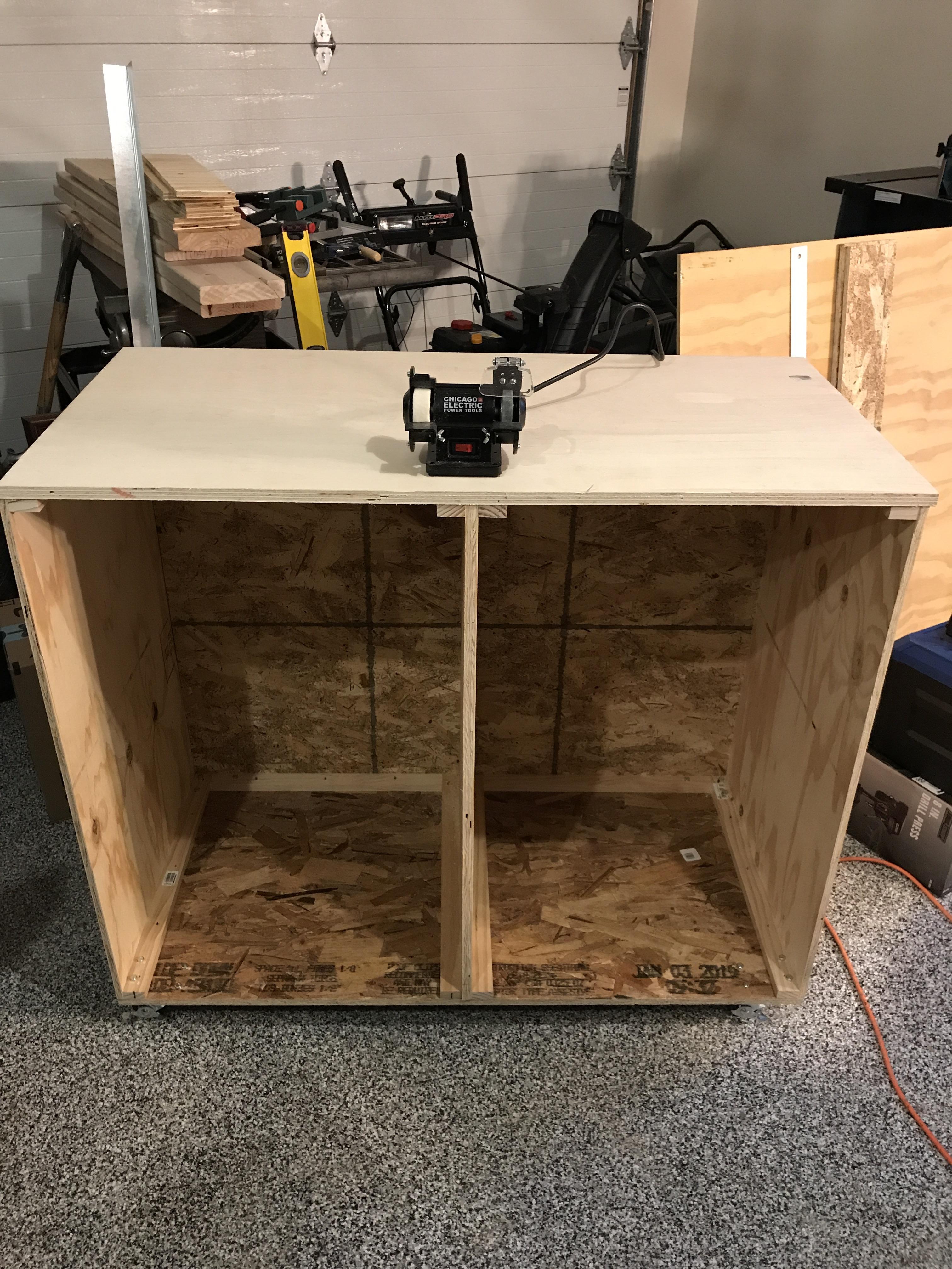 Had to build a stand for my new grinder r/woodworking