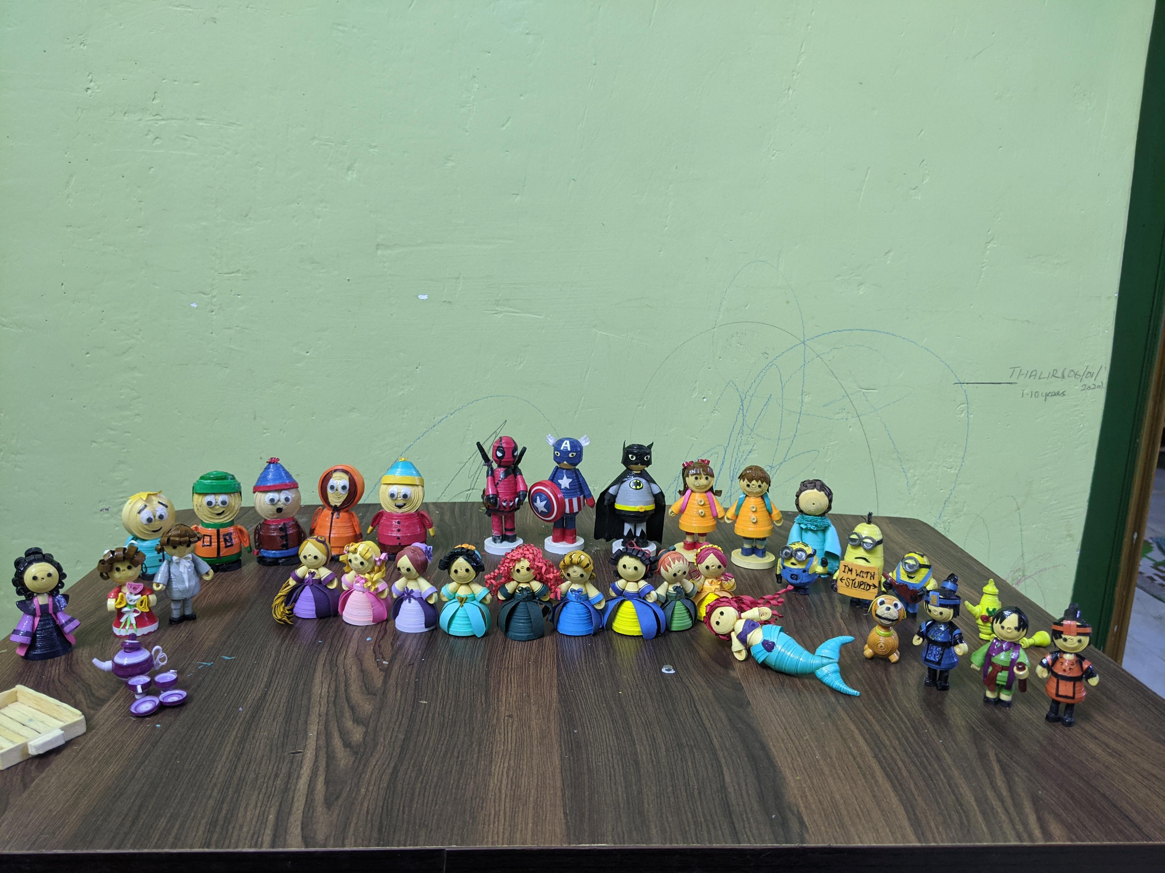 3d quilling miniature quilling