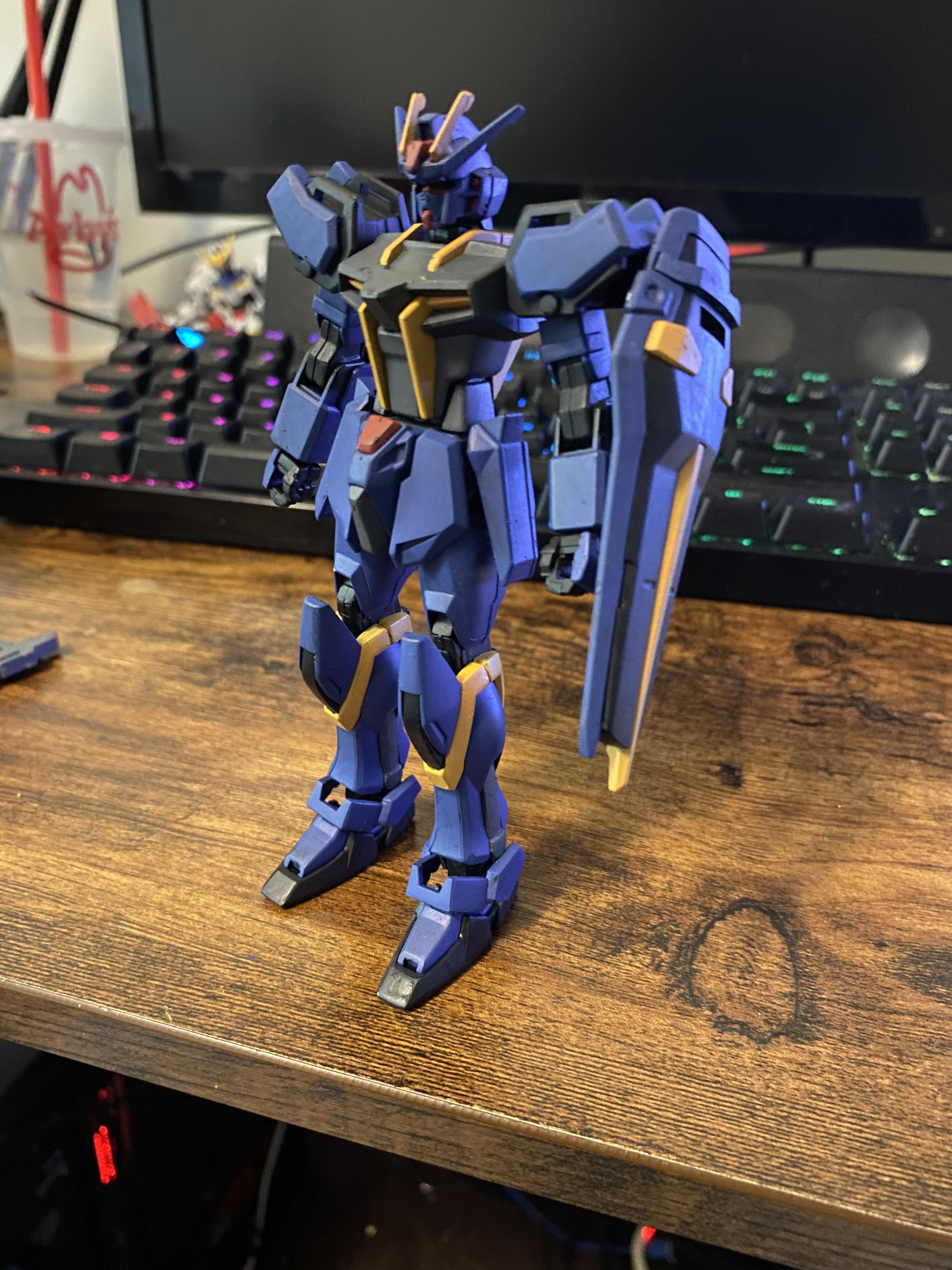 Just handpainted my first gunpla! r/Gunpla