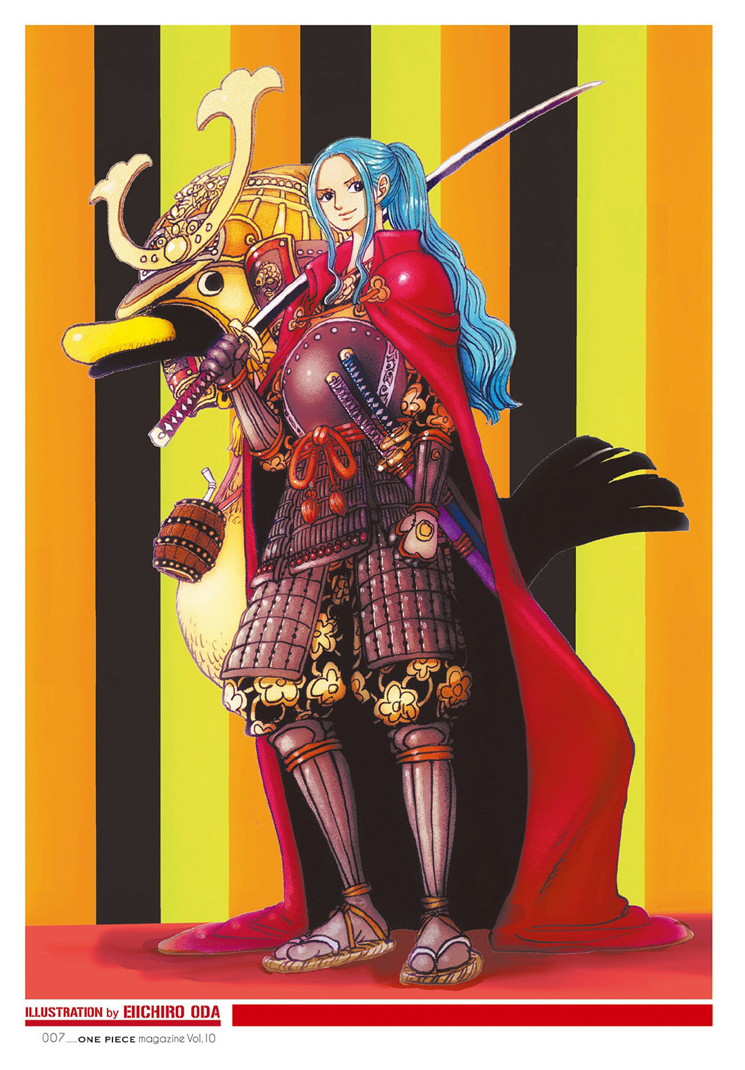 [ART] Eiichiro Oda's Vivi Illustration for ONE PIECE Magazine Volume 10