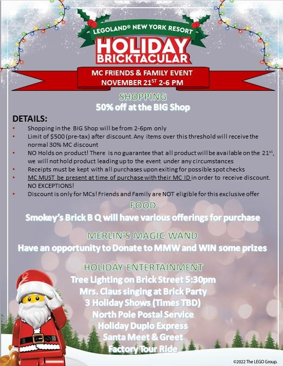 As a worker of Legoland we get 50 discount in all the Lego store for