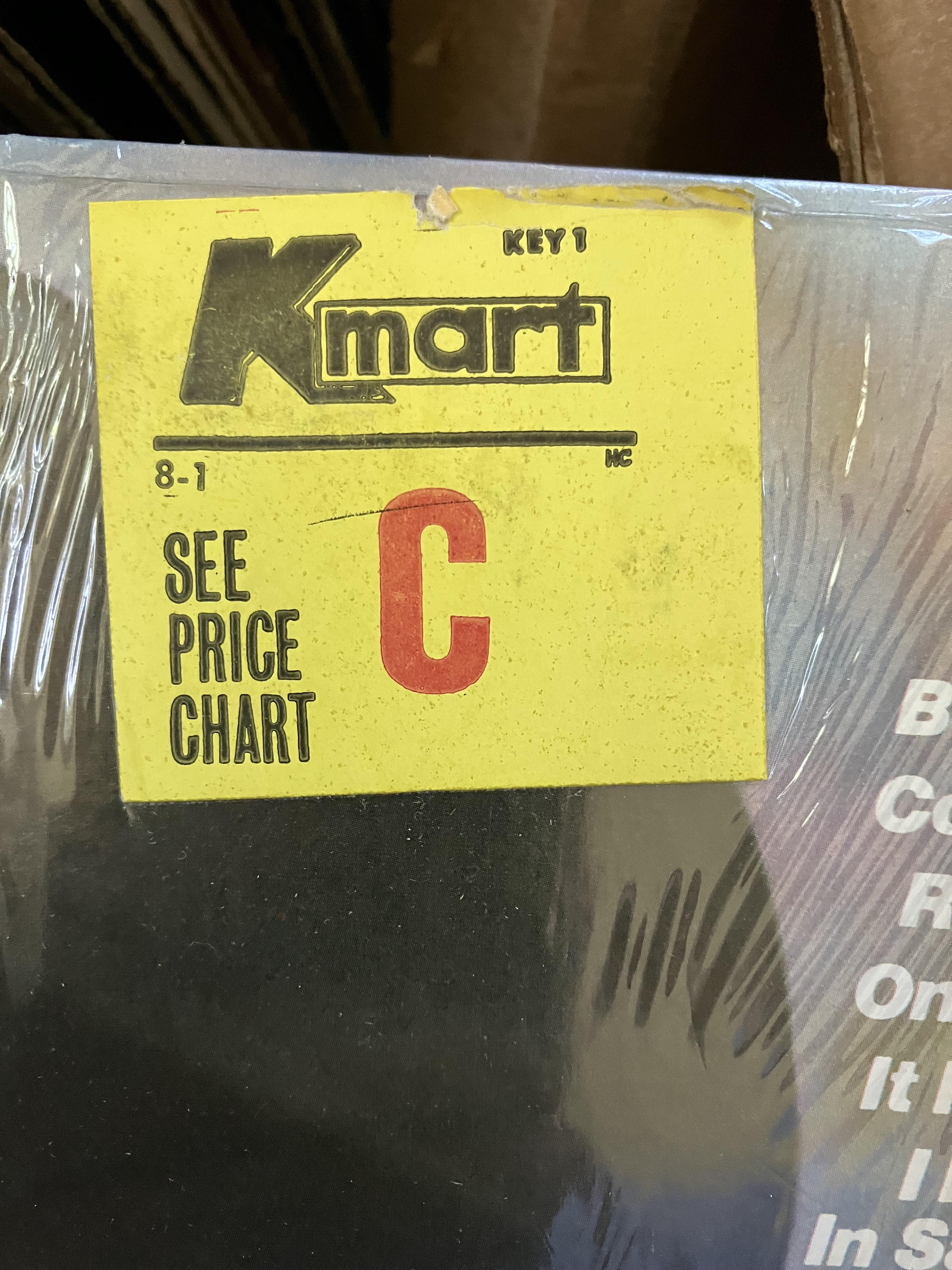 Found an old Kmart price tag while going through a box of old records r/kmart