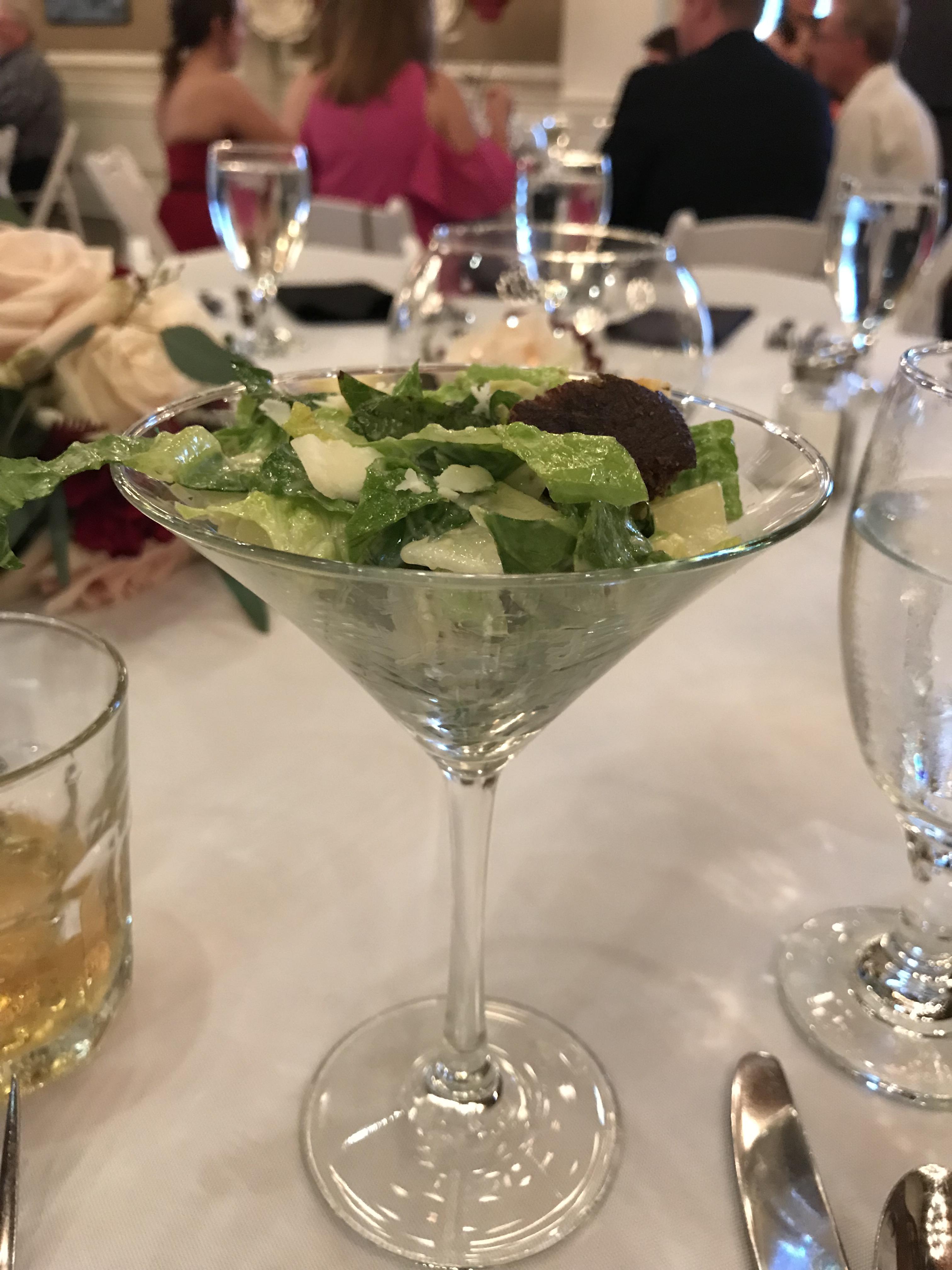Caesar salad served in a cocktail glass r/WeWantPlates