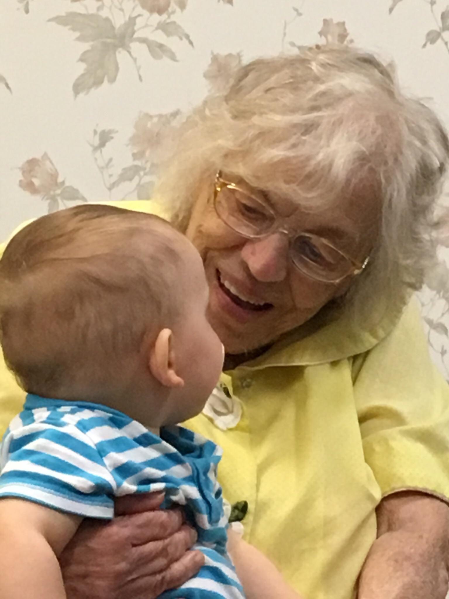 My grandma comforted me after my first son died at birth by sharing