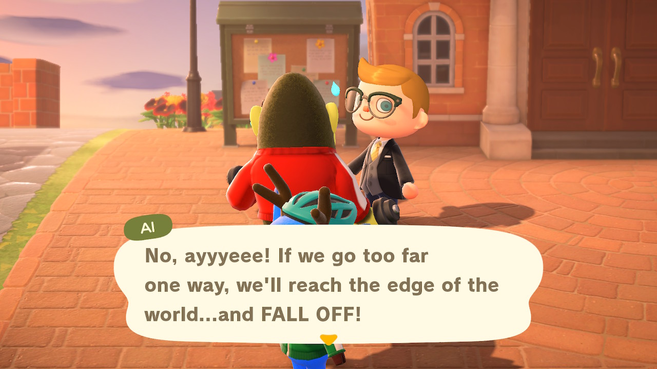 Flat Earth confirmed in Animal Crossing AnimalCrossing