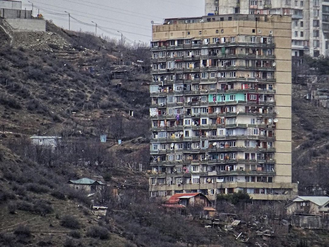 An apartment building in Tbilisi, r/UrbanHell