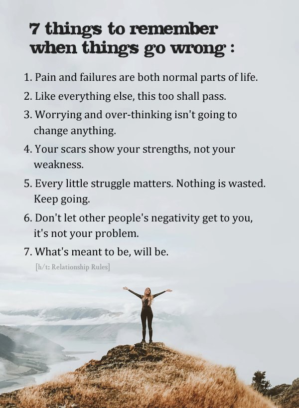 7 Things To Remember When Things Go Wrong r/Odsp