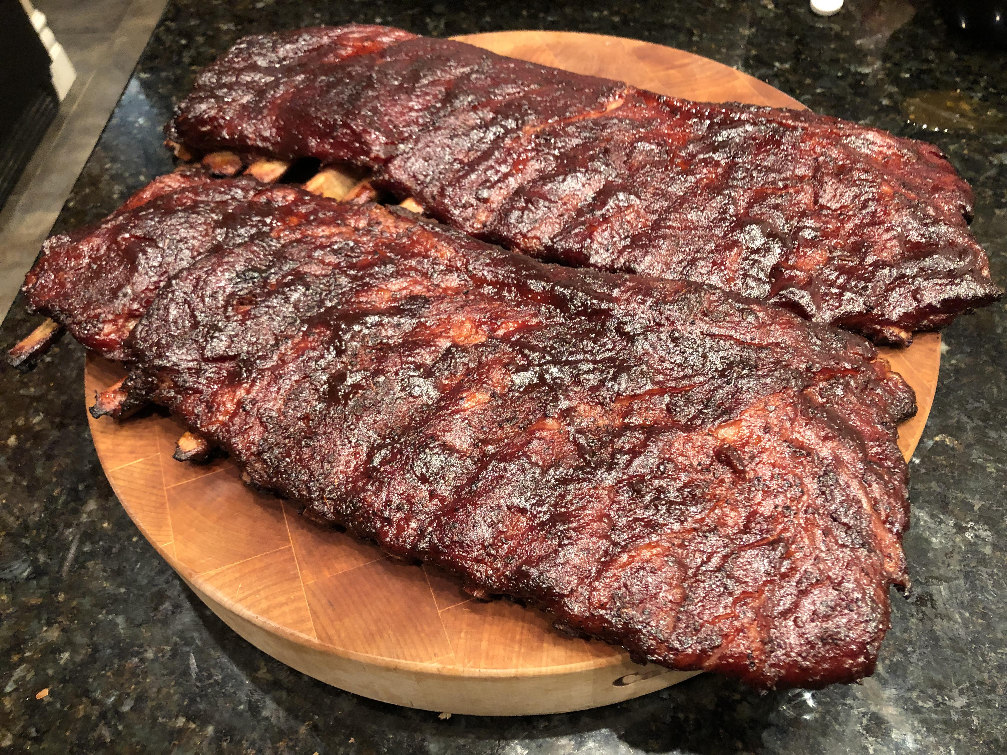 Smoked St. Louis ribs r/FoodPorn