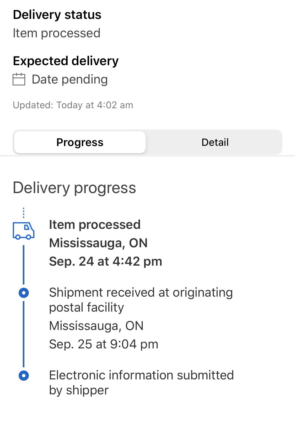 my package has been pending for almost a week now ( also how did they