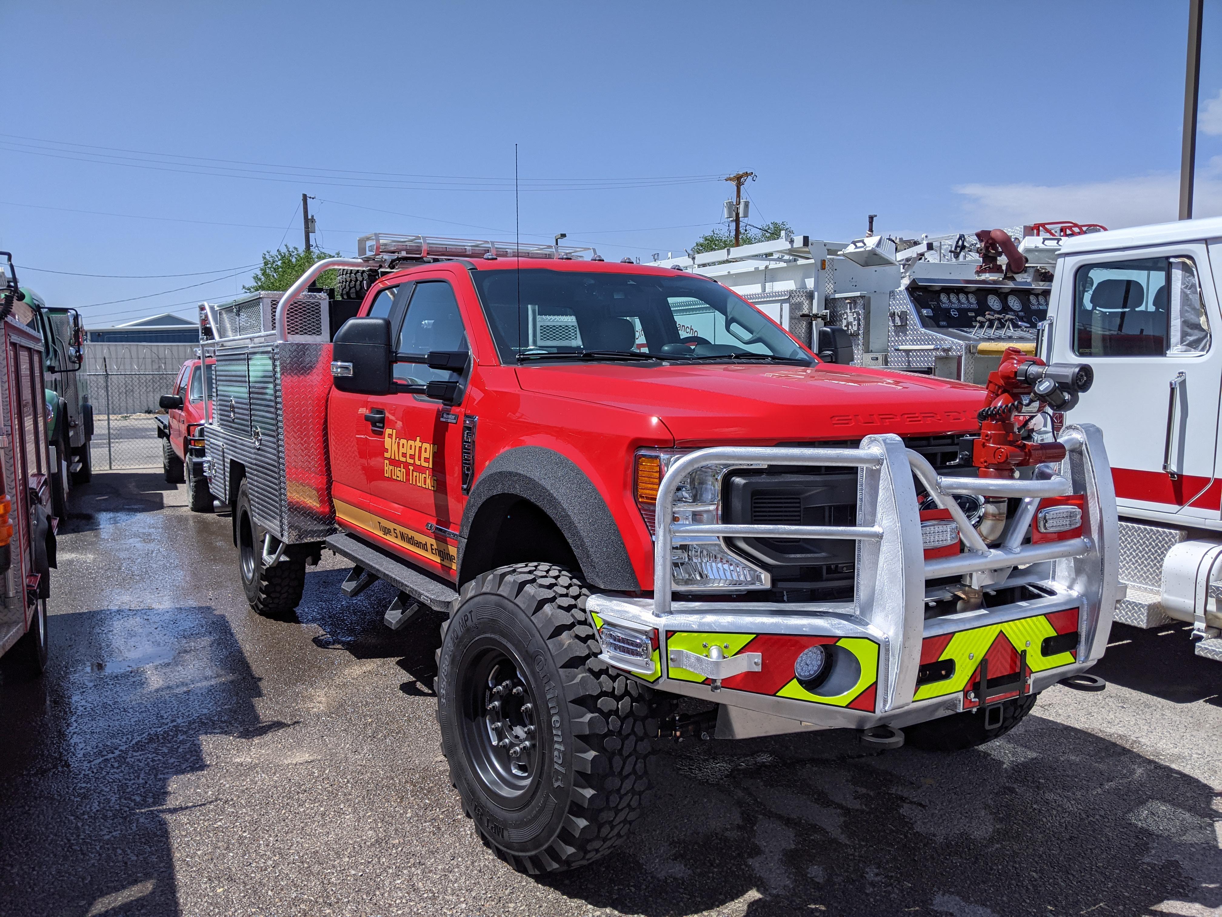 Skeeter Brush Trucks demo vehicle. 2020 F550 chassis with 6.7L TD. r