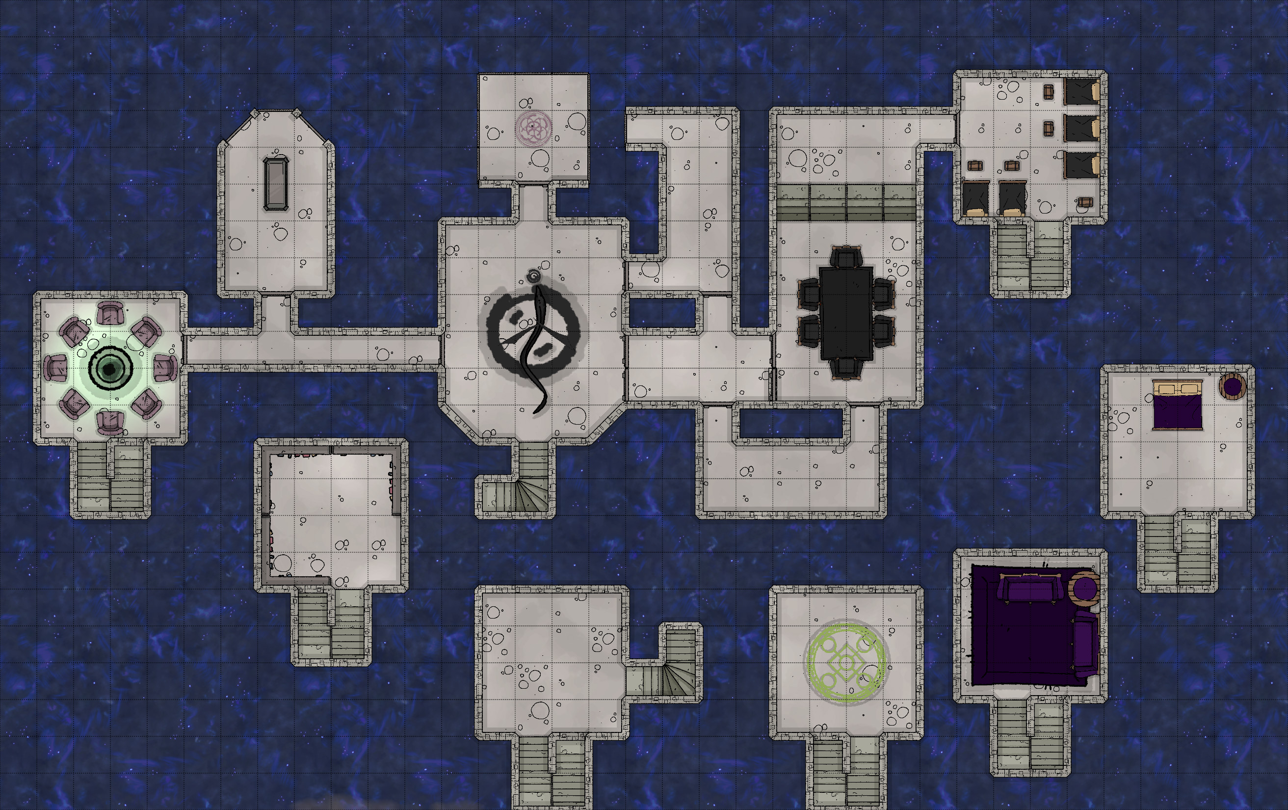Manshoon's Extradimensional Sanctum Map (35x22) r/WaterdeepDragonHeist