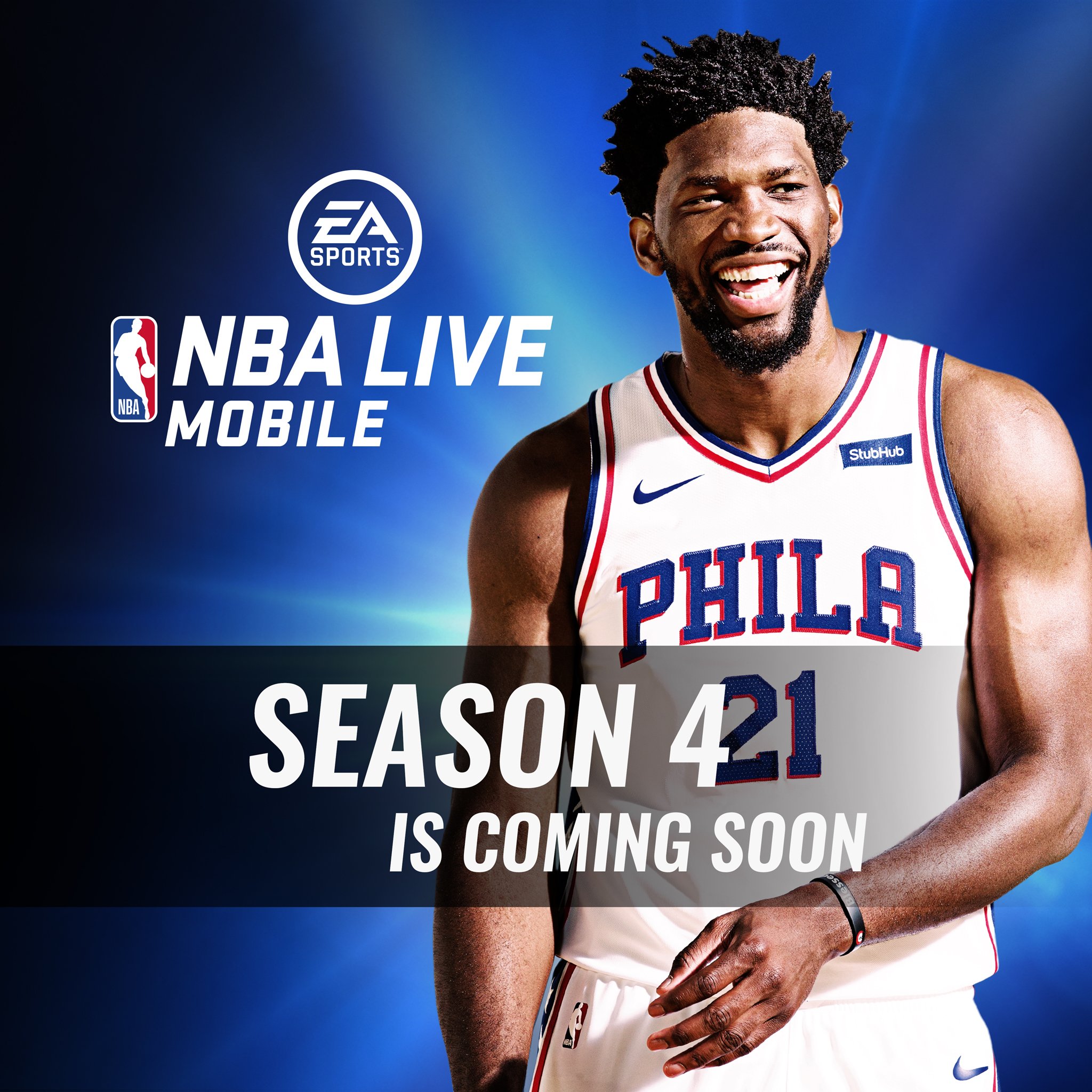 NBA Live mobile keeping Joel Embiid as cover athlete... Not a good sign