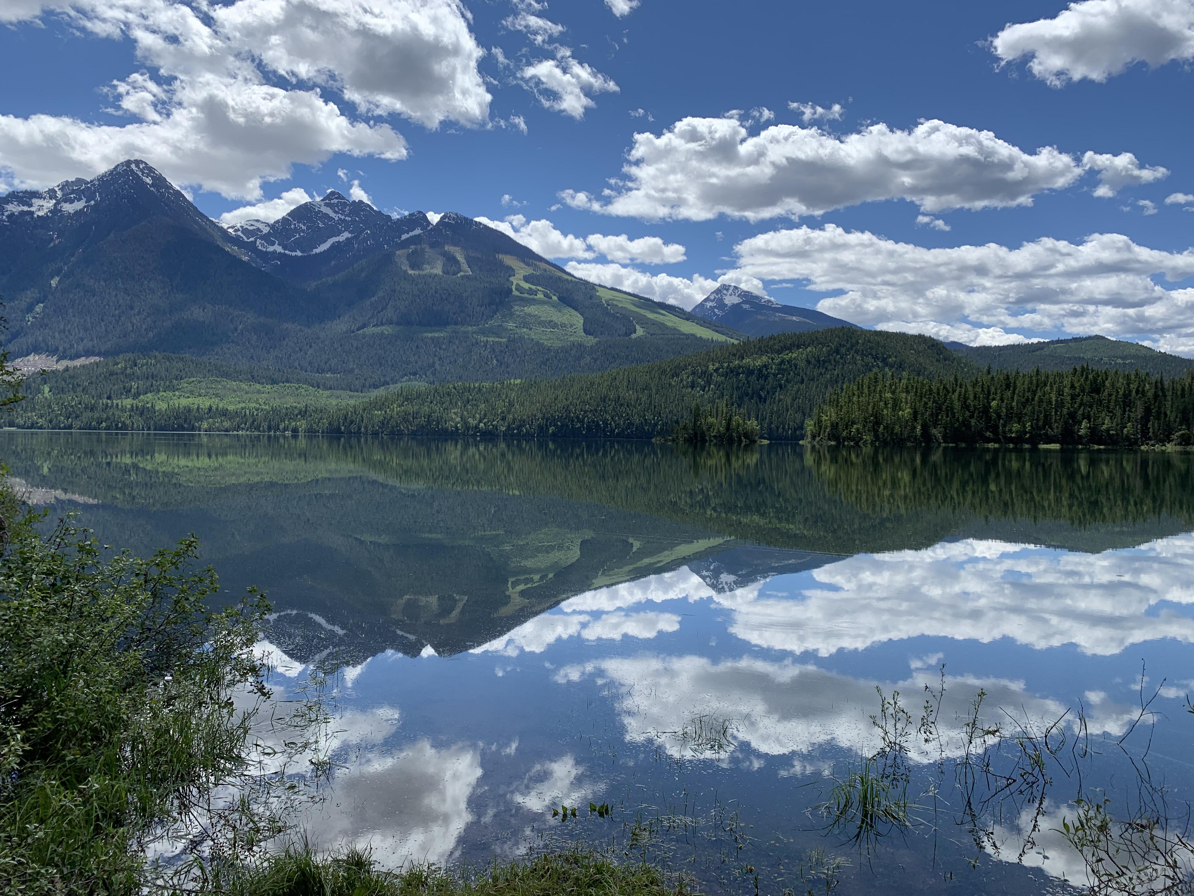 [OC] Mud Lake, Blue River British Columbia [1334x740] r/EarthPorn