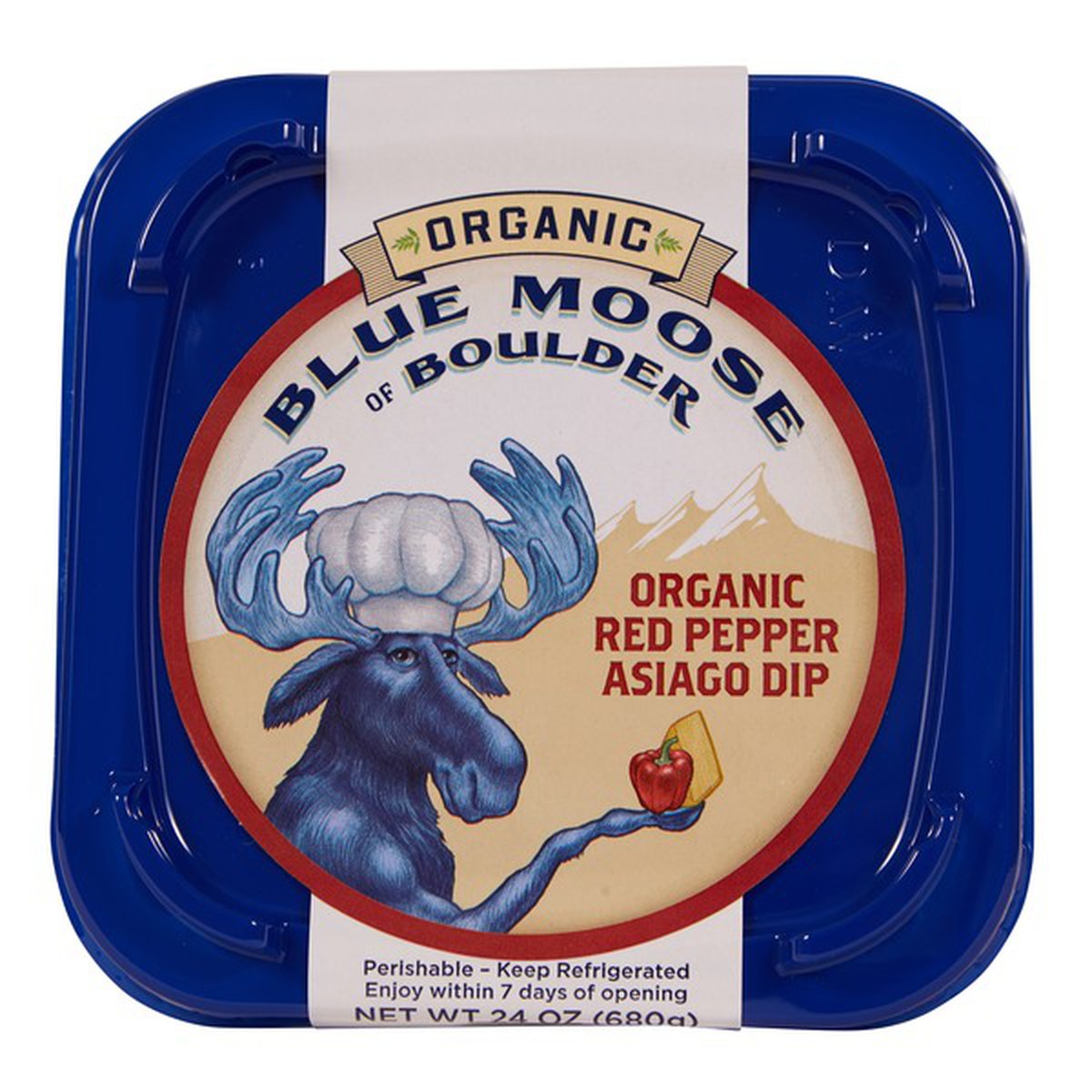 Blue Moose Organic Red Pepper Asiago Dip, 24 oz r/Costco