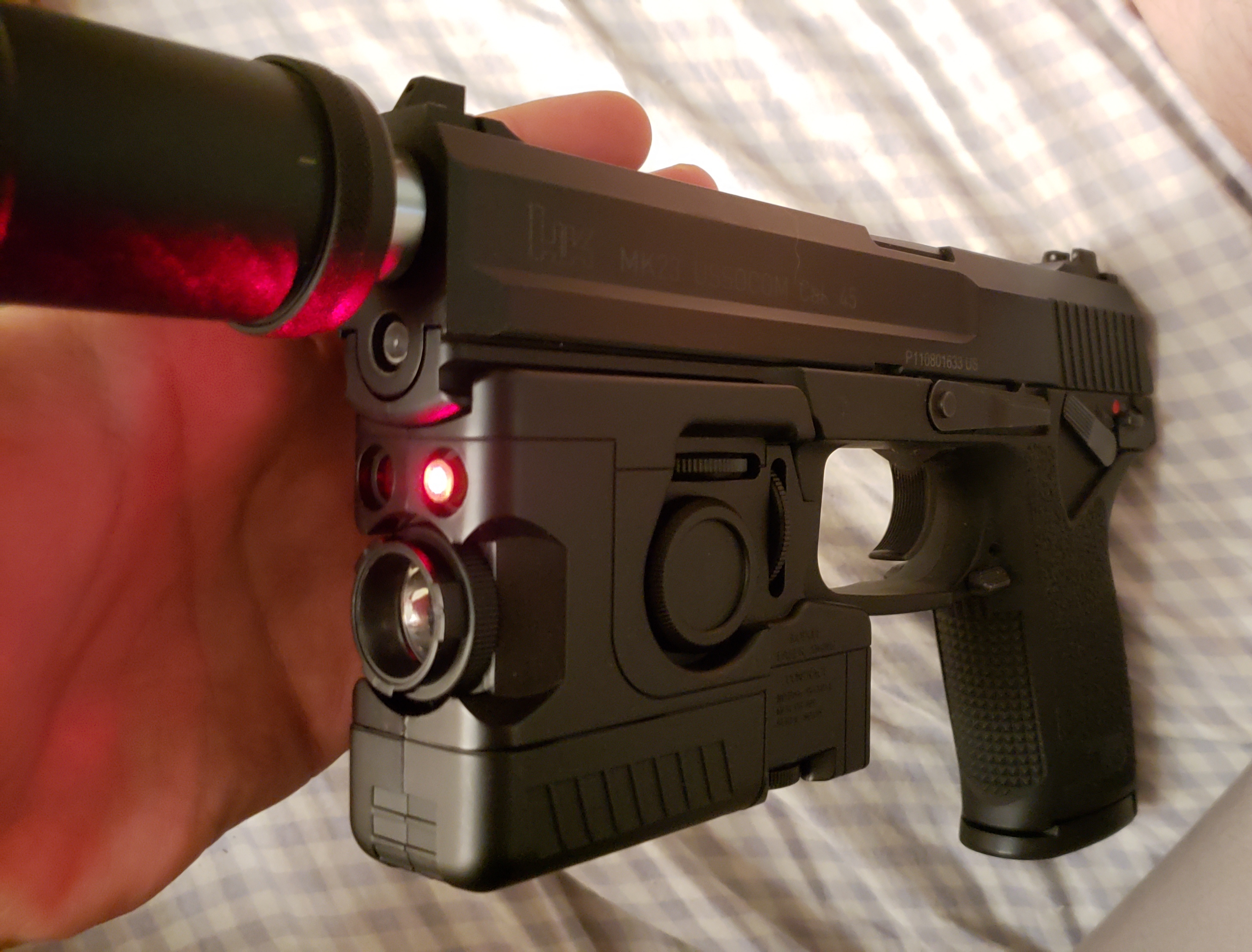 TM Mk.23 LAM Mod, now with more 100 more laser! airsoft