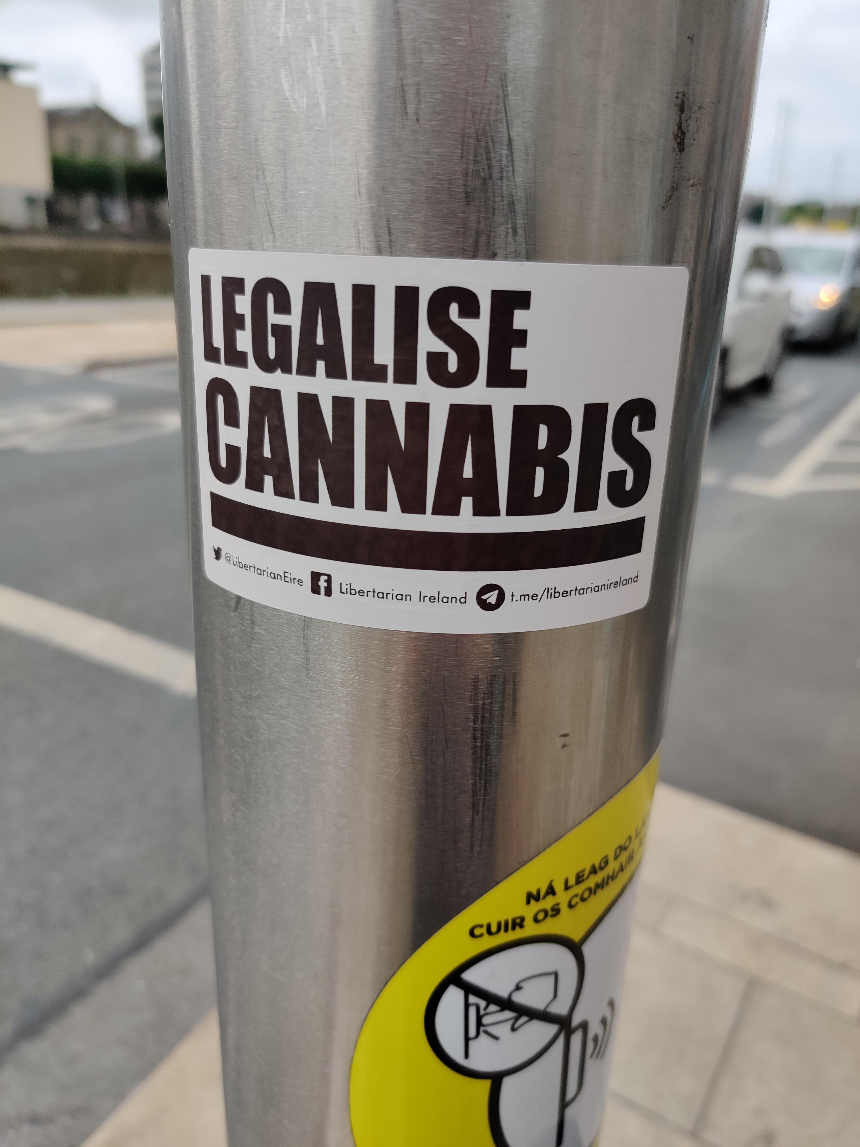 Found this in Dublin. I'm glad there are men of culture. r/weed