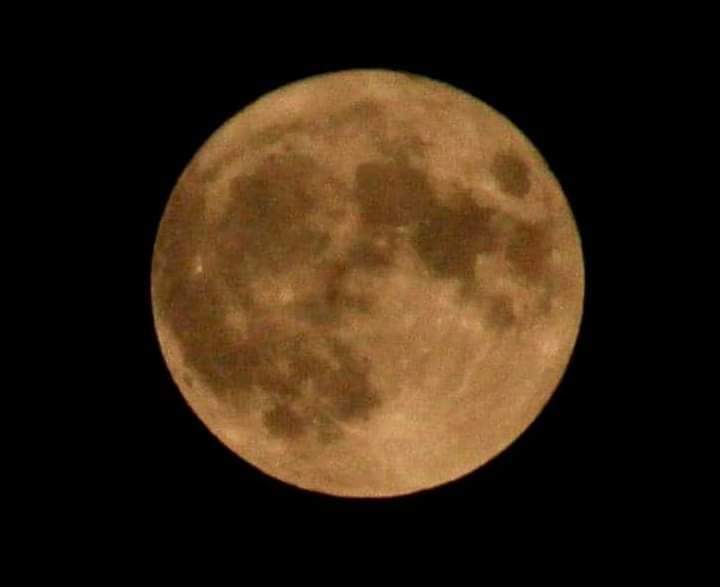 Blue/Super Moon in Romulus Mi r/Michigan