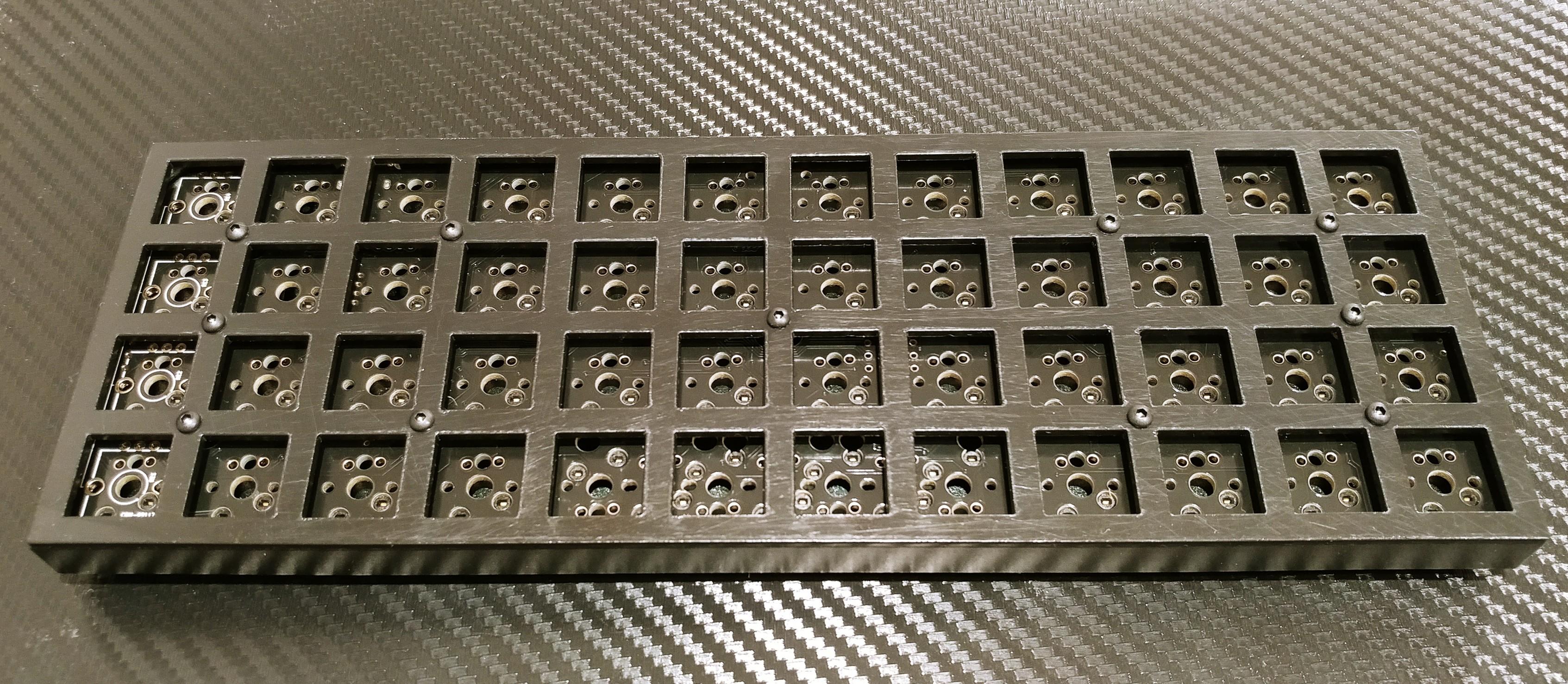 LoPro Planck w/ Custom POM Plate r/olkb