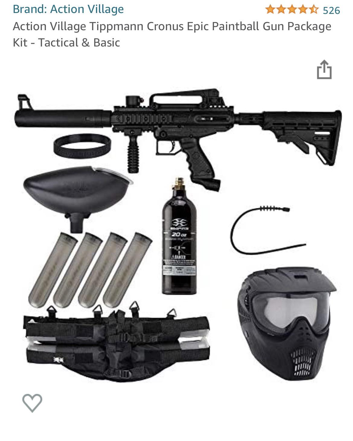 I am starting out paintball and bought this package. Help needed, more