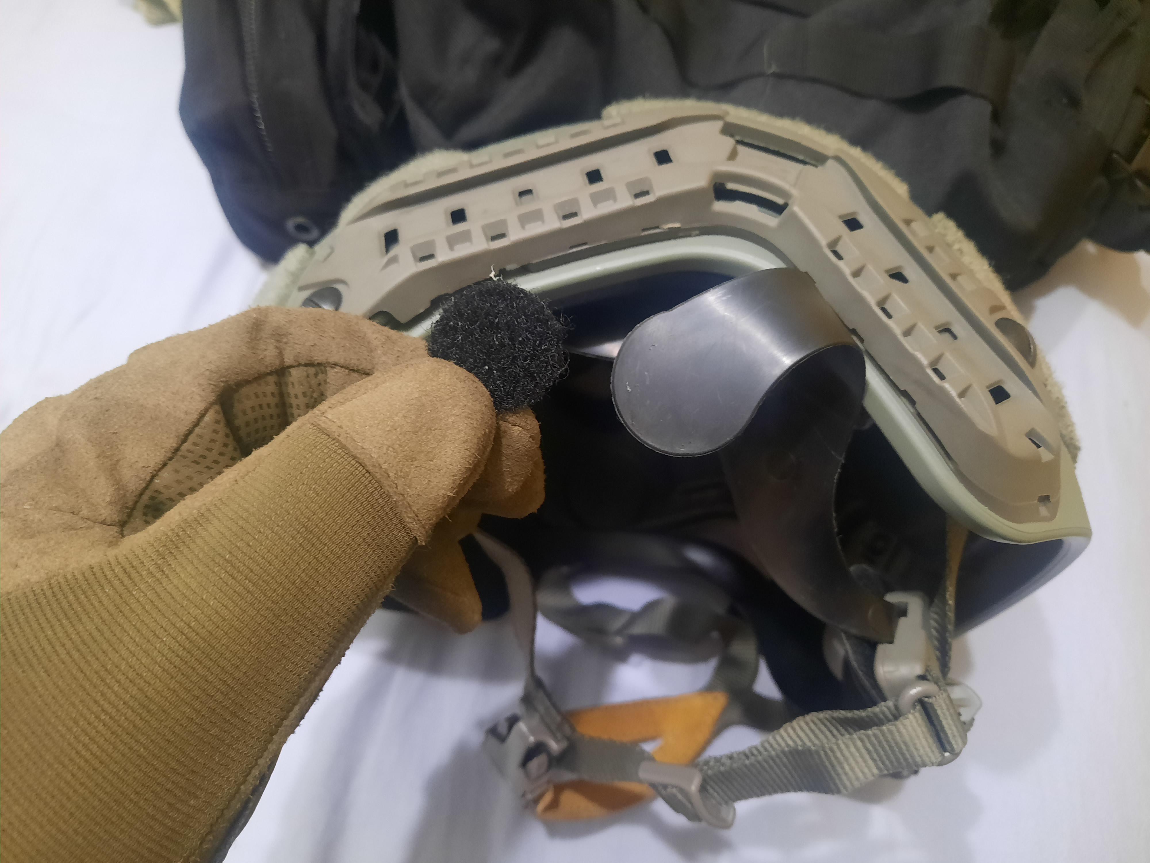 Hello fellas, the velcro on my helmet doesn't stick anymore. Does