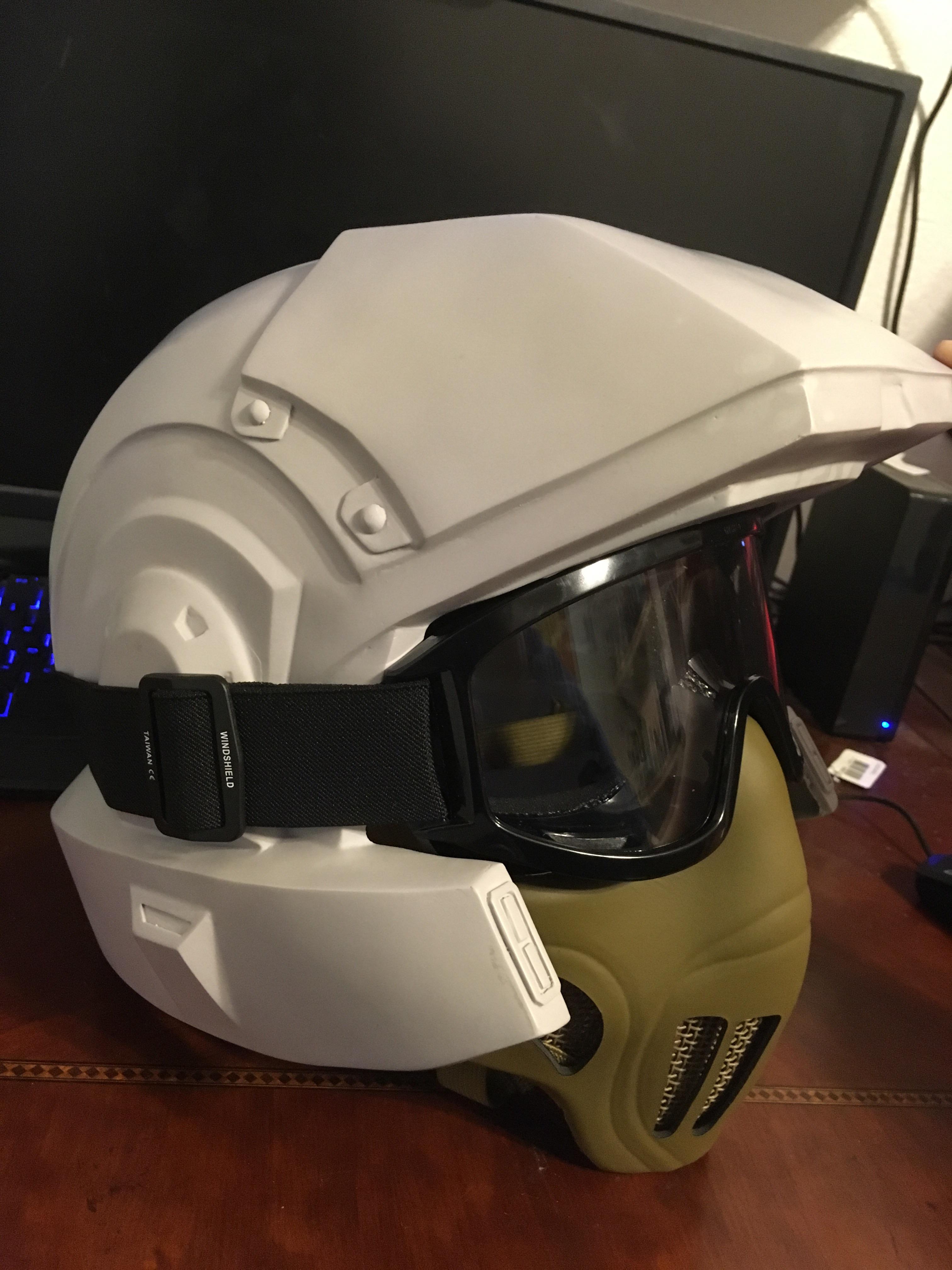 Halo 3 marine helmet build r/airsoft