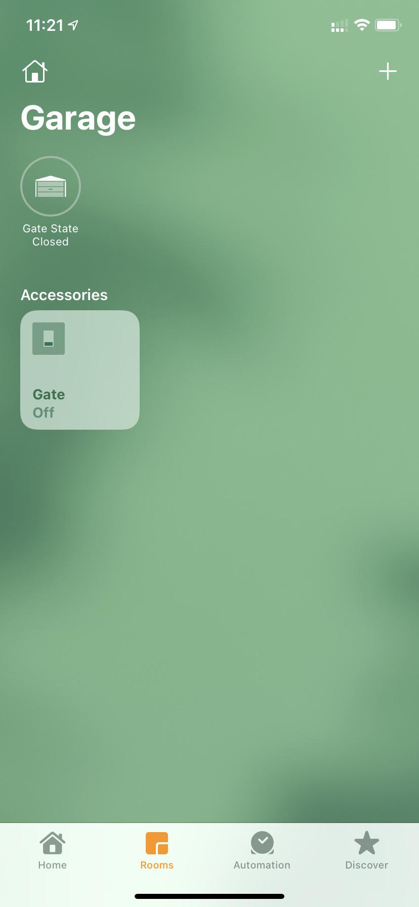 Homekit Apple CarPlay garage state/opener. Have Shelly 1 with external