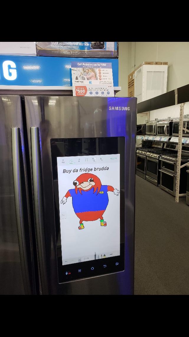 Selfselling fridge r/Bestbuy