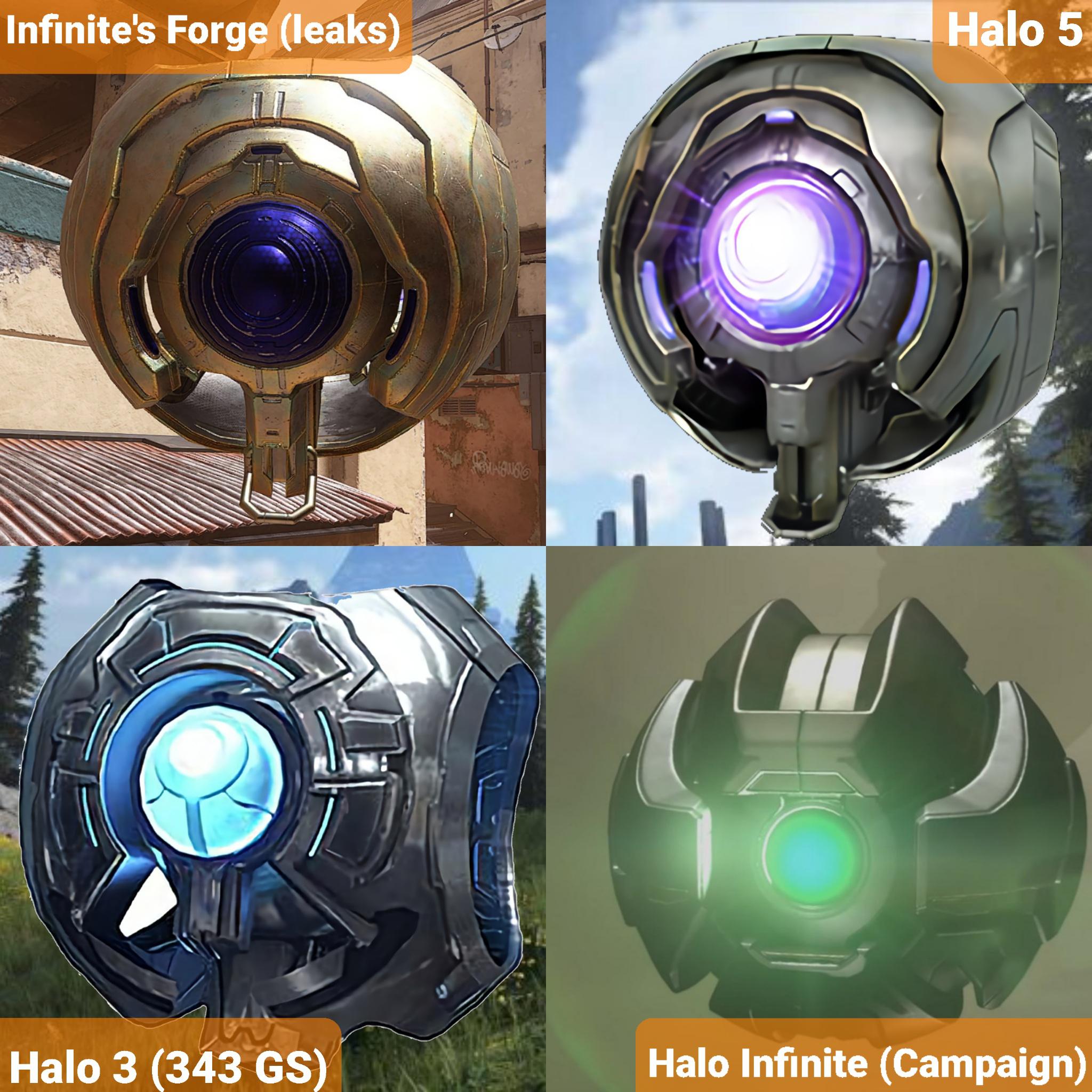 Halo Monitors Evolution (I mean, {from leaks} and H5 versions are