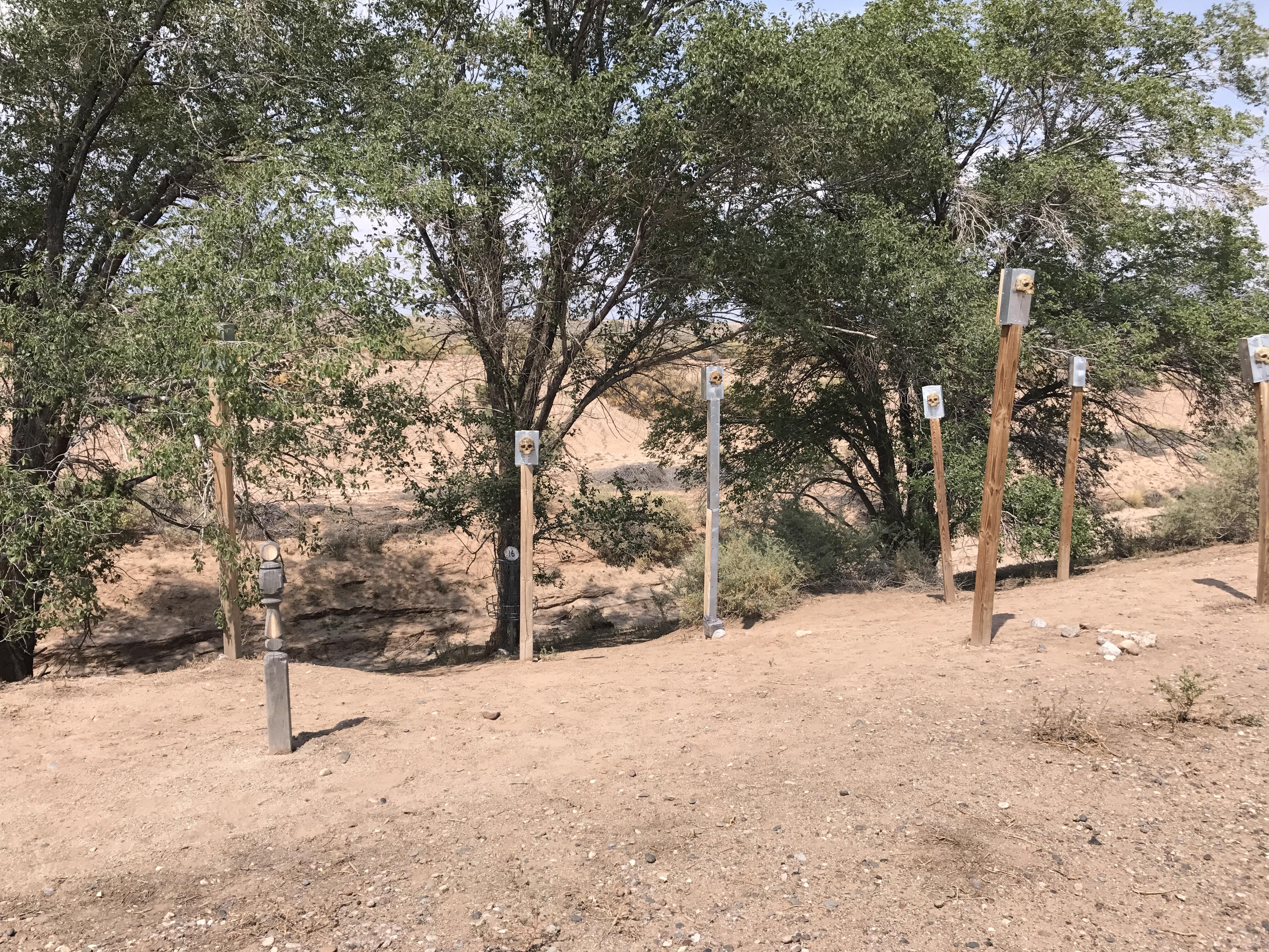 Don't seem to see a lot of disc golf pics from the SW...hole 16 green