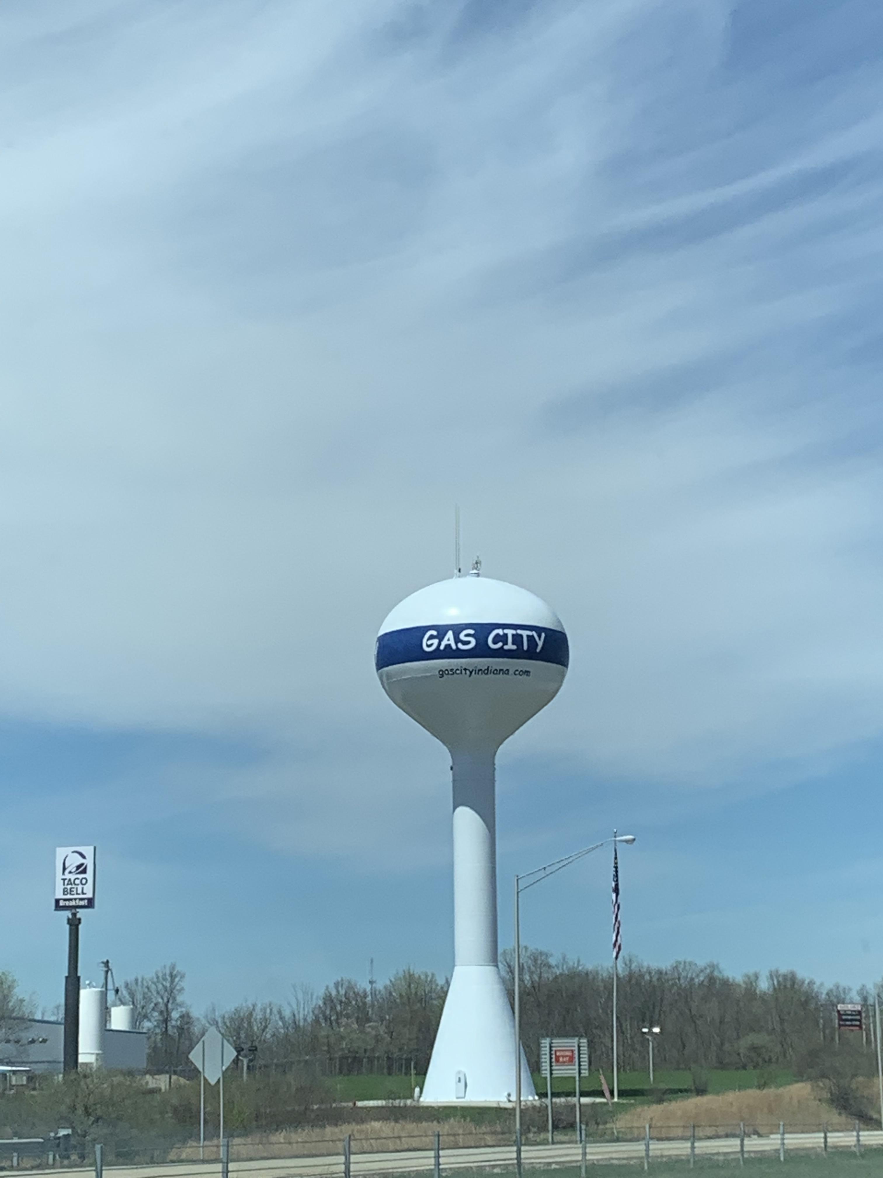 This water tower in Indiana with Comic Sans r/CrappyDesign