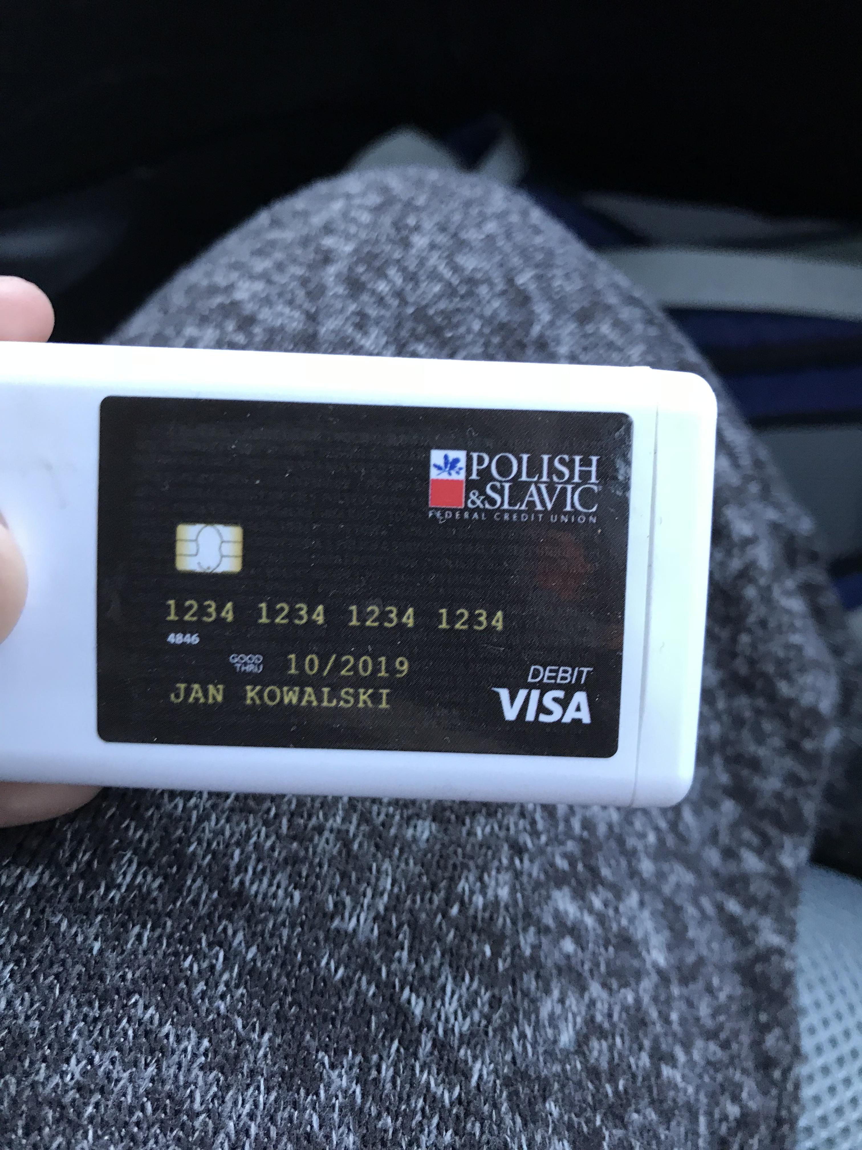 My grandfather’s Polish Federal Credit Union has the example name John