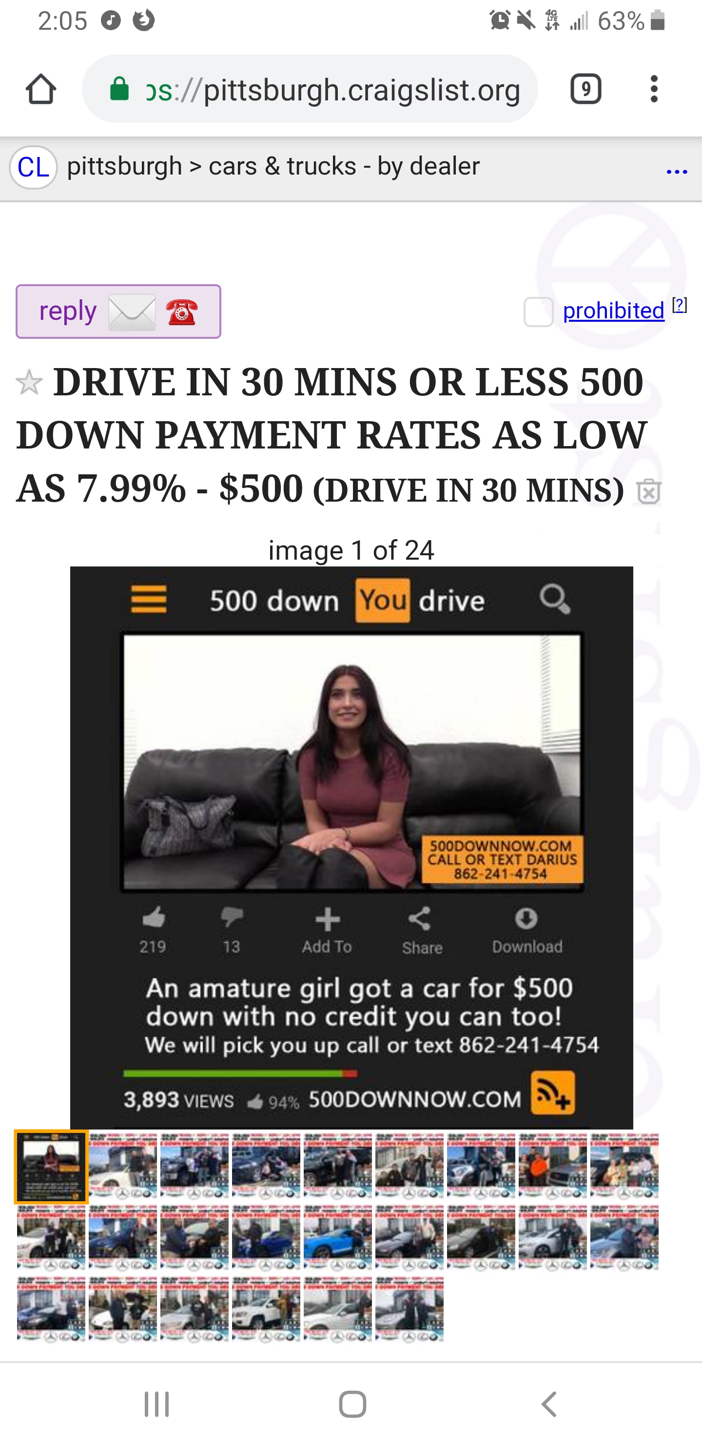 Found this on craigslist near pittsburg while looking for cars. r/trashy