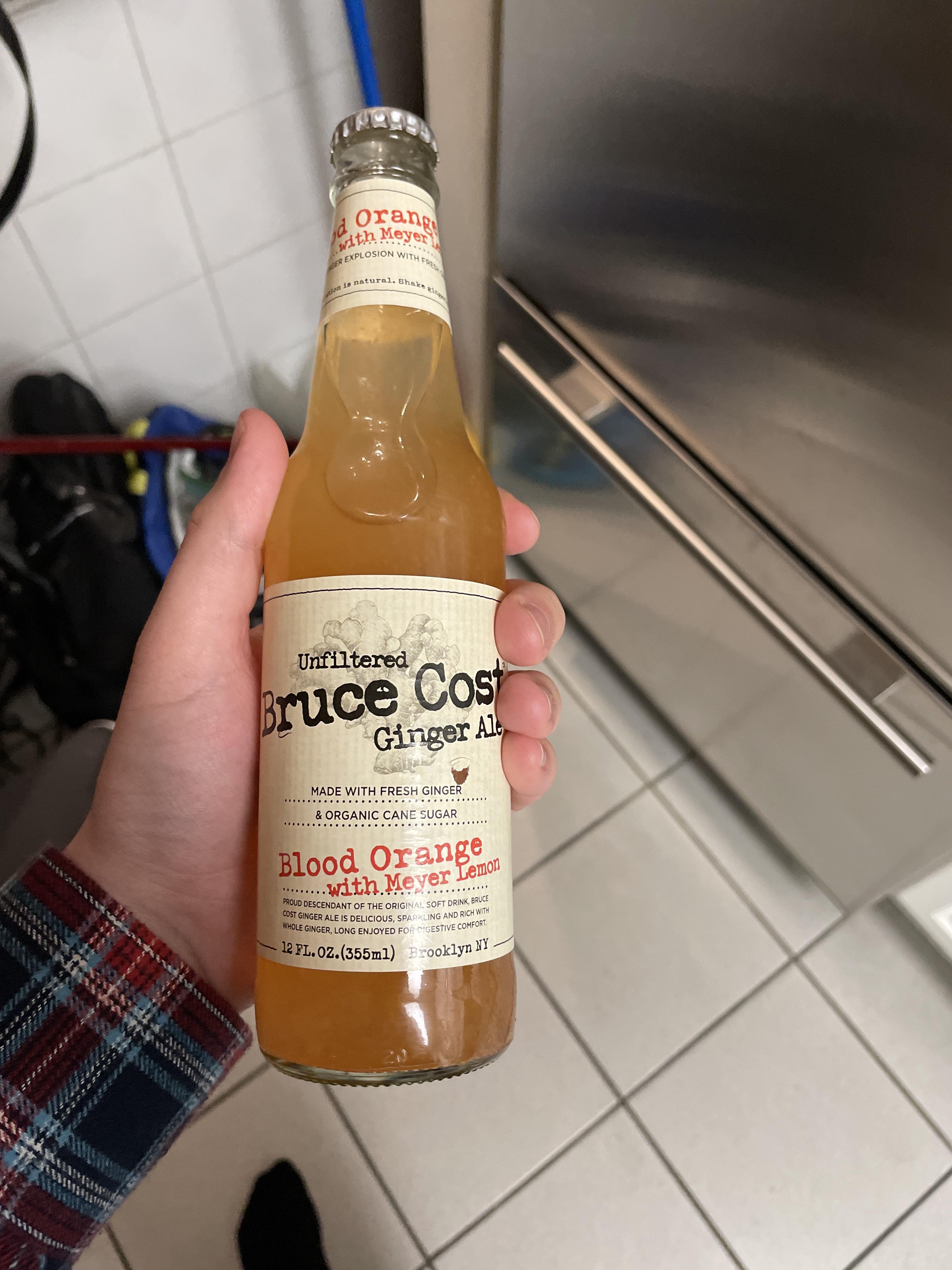 Soda Review 111 Bruce Cost Blood Orange Ginger Ale (been a while