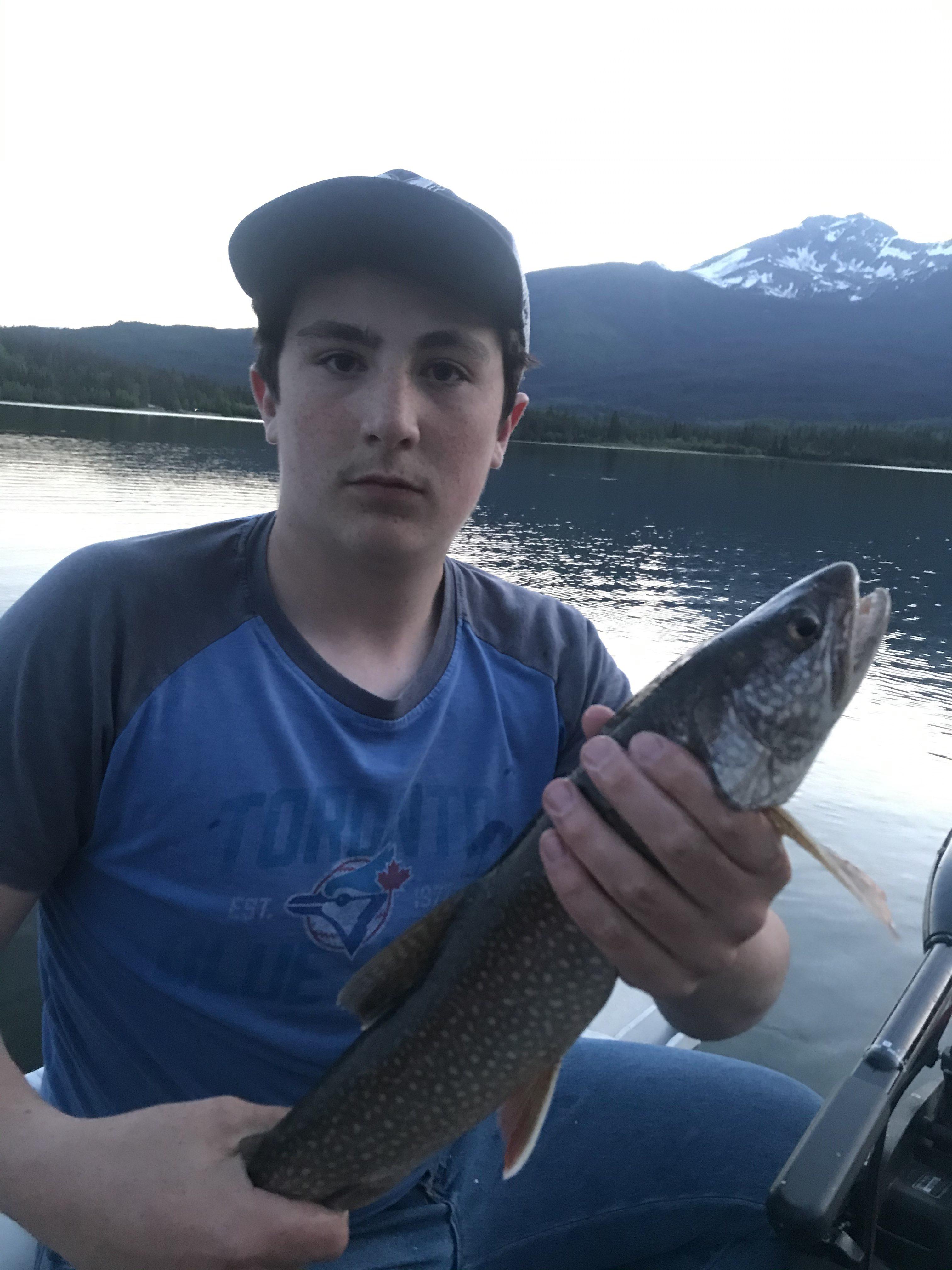 first lake trout on the fly rod r/Fishing