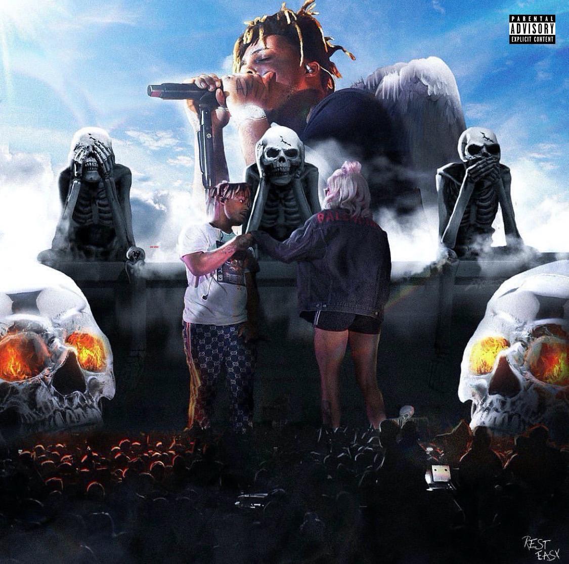 Juice Wrld’s posthumous album cover. r/JuiceWRLD