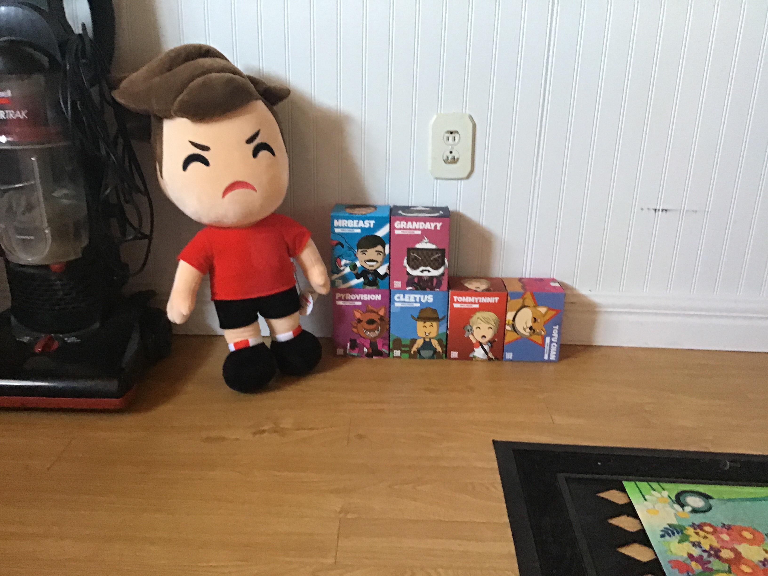 My collection so far (the Albert plush is 2ft) r/Youtooz