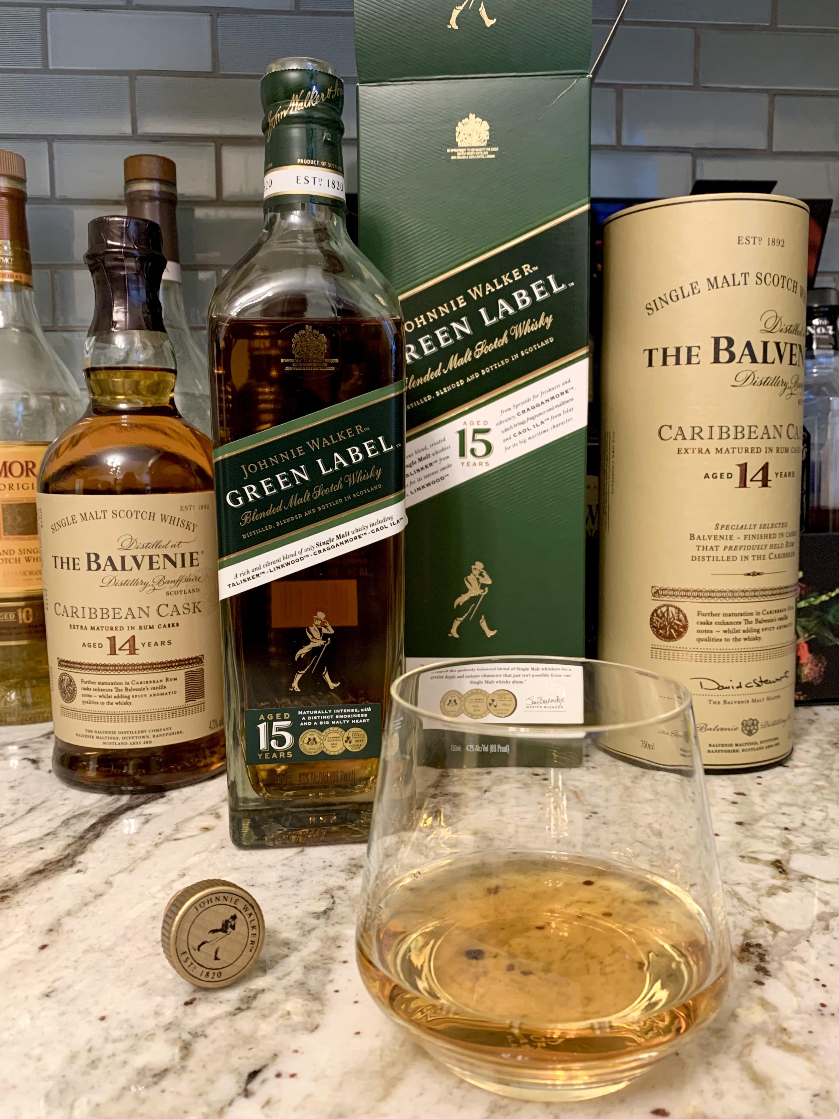 Review 10 Johnnie Walker Green Label Scotch