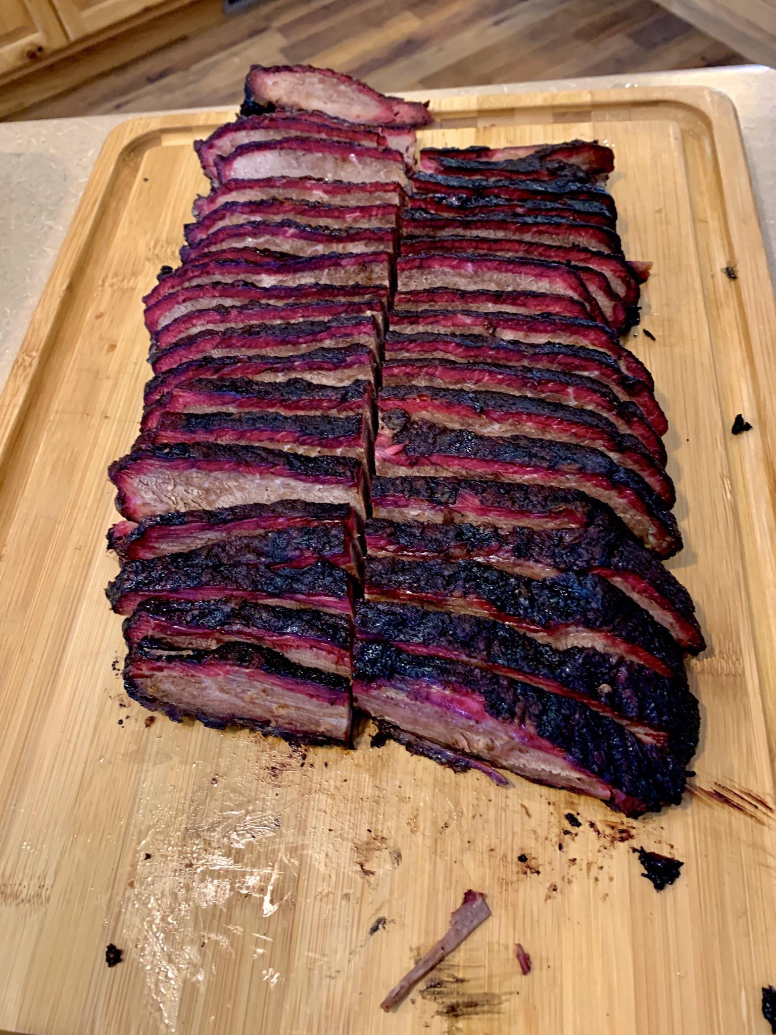 Brisket smoked on my camp chef dlx r/pelletgrills
